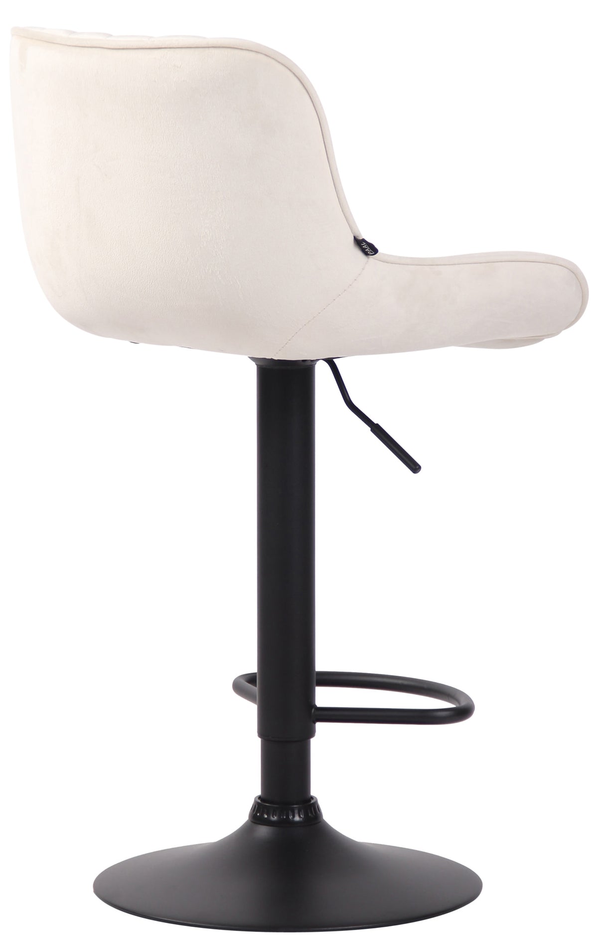 Barhocker Lentini Samt schwarz – Ansicht 14