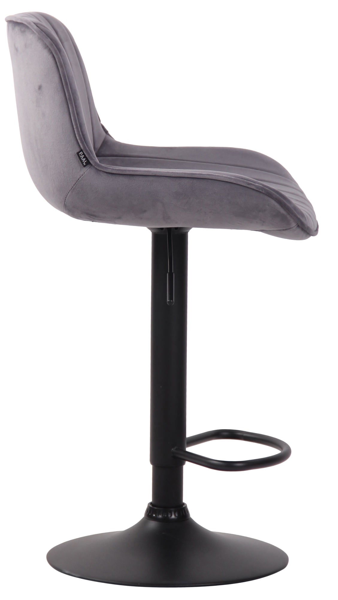 Barhocker Lentini Samt schwarz – Ansicht 18
