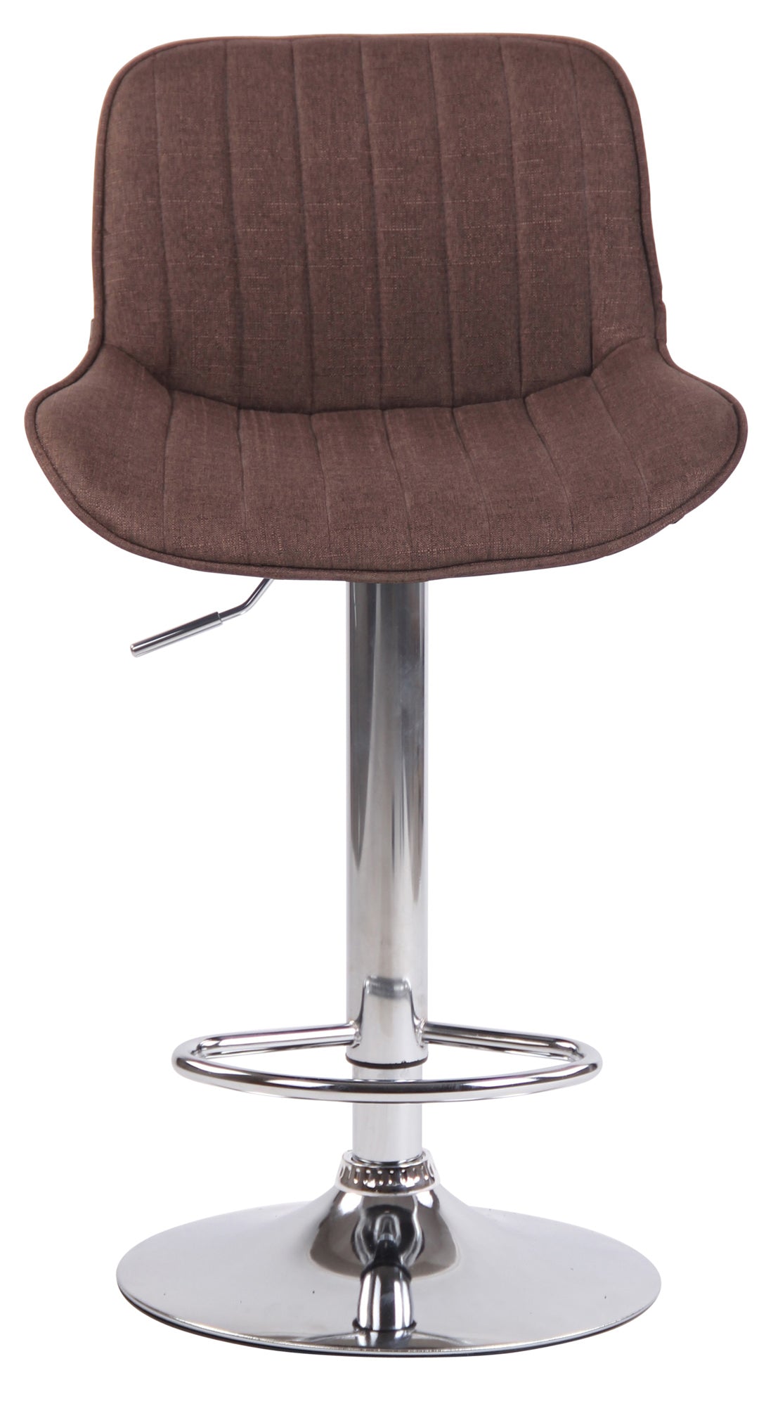 Barhocker Lentini Stoff chrom – Ansicht 2