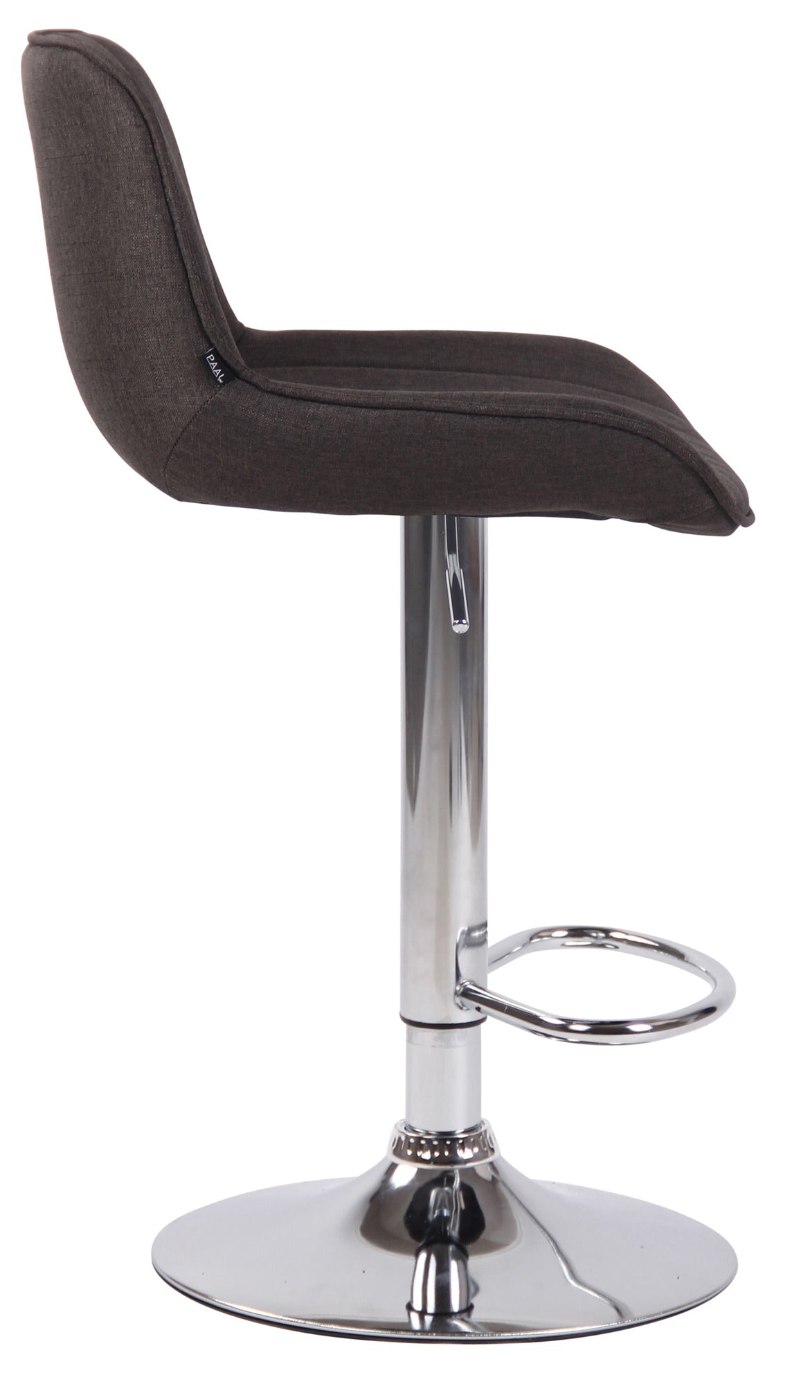 Barhocker Lentini Stoff chrom – Ansicht 9
