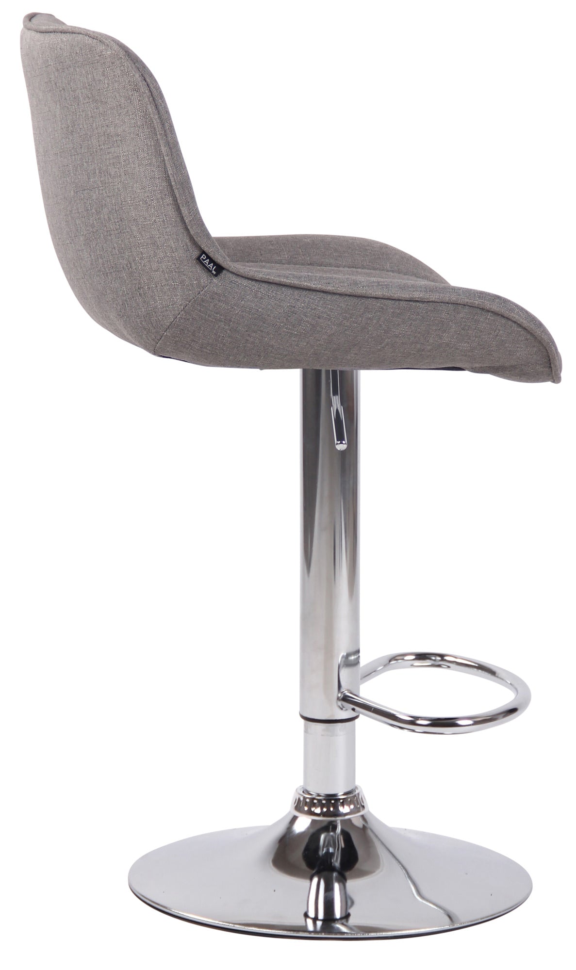 Barhocker Lentini Stoff chrom – Ansicht 12