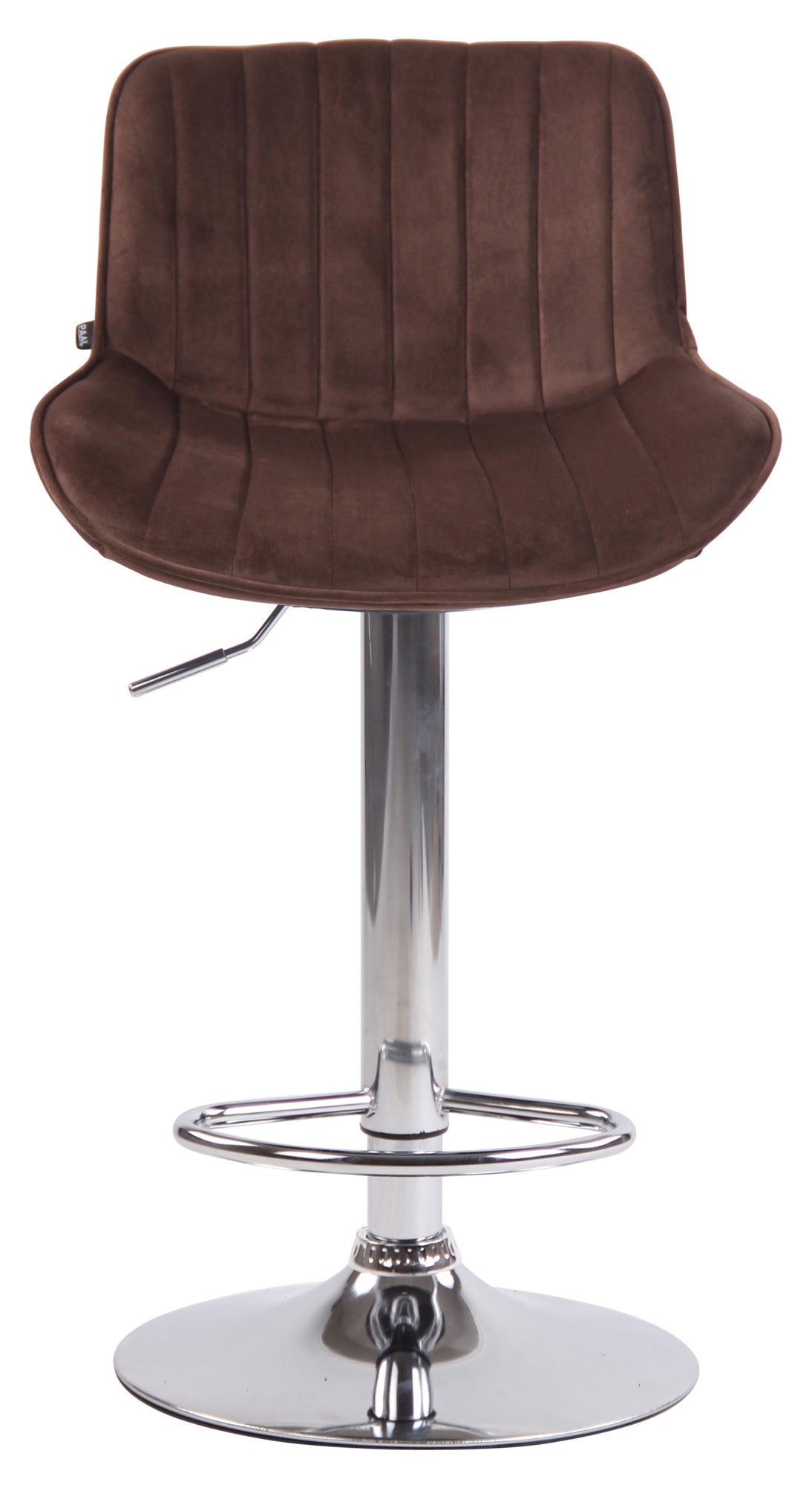 Barhocker Lentini Samt chrom – Ansicht 5