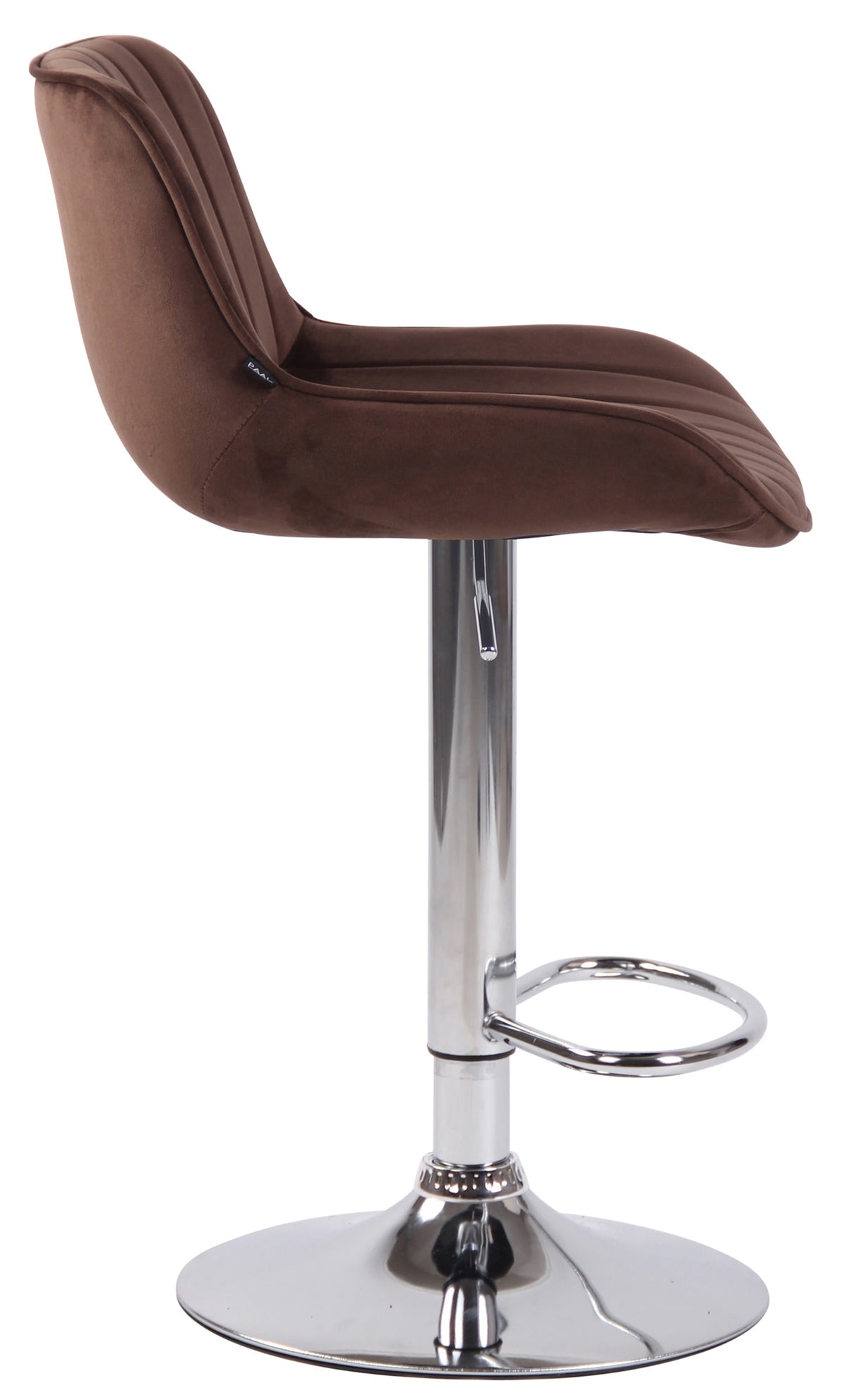 Barhocker Lentini Samt chrom – Ansicht 6
