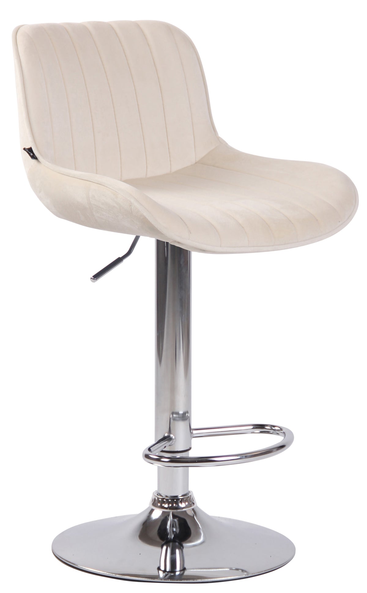 Barhocker Lentini Samt chrom – Ansicht 7