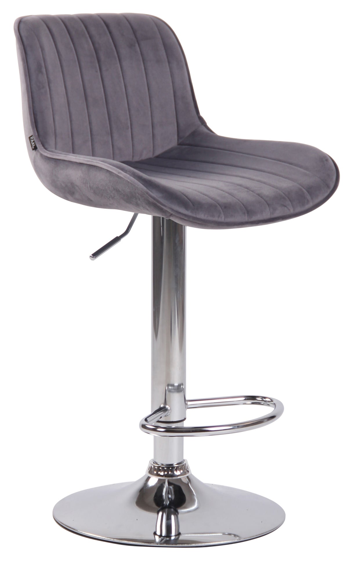 Barhocker Lentini Samt chrom – Ansicht 10