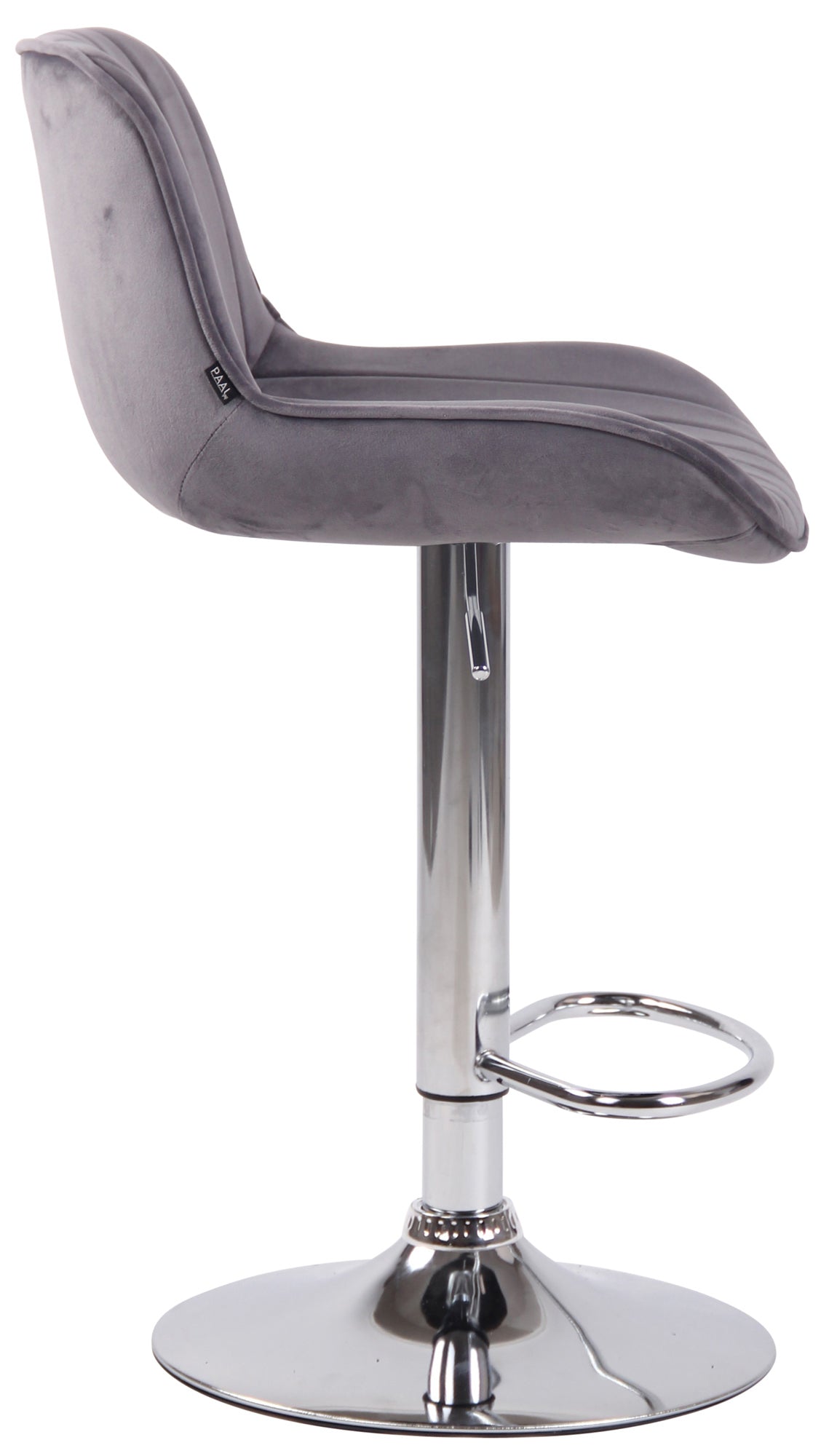 Barhocker Lentini Samt chrom – Ansicht 12