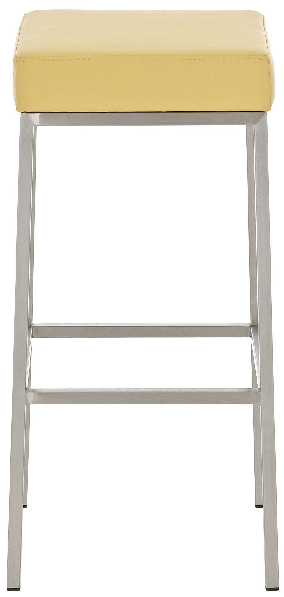 2er Set Barhocker Montreal 85 Kunstleder edelstahl – Ansicht 5