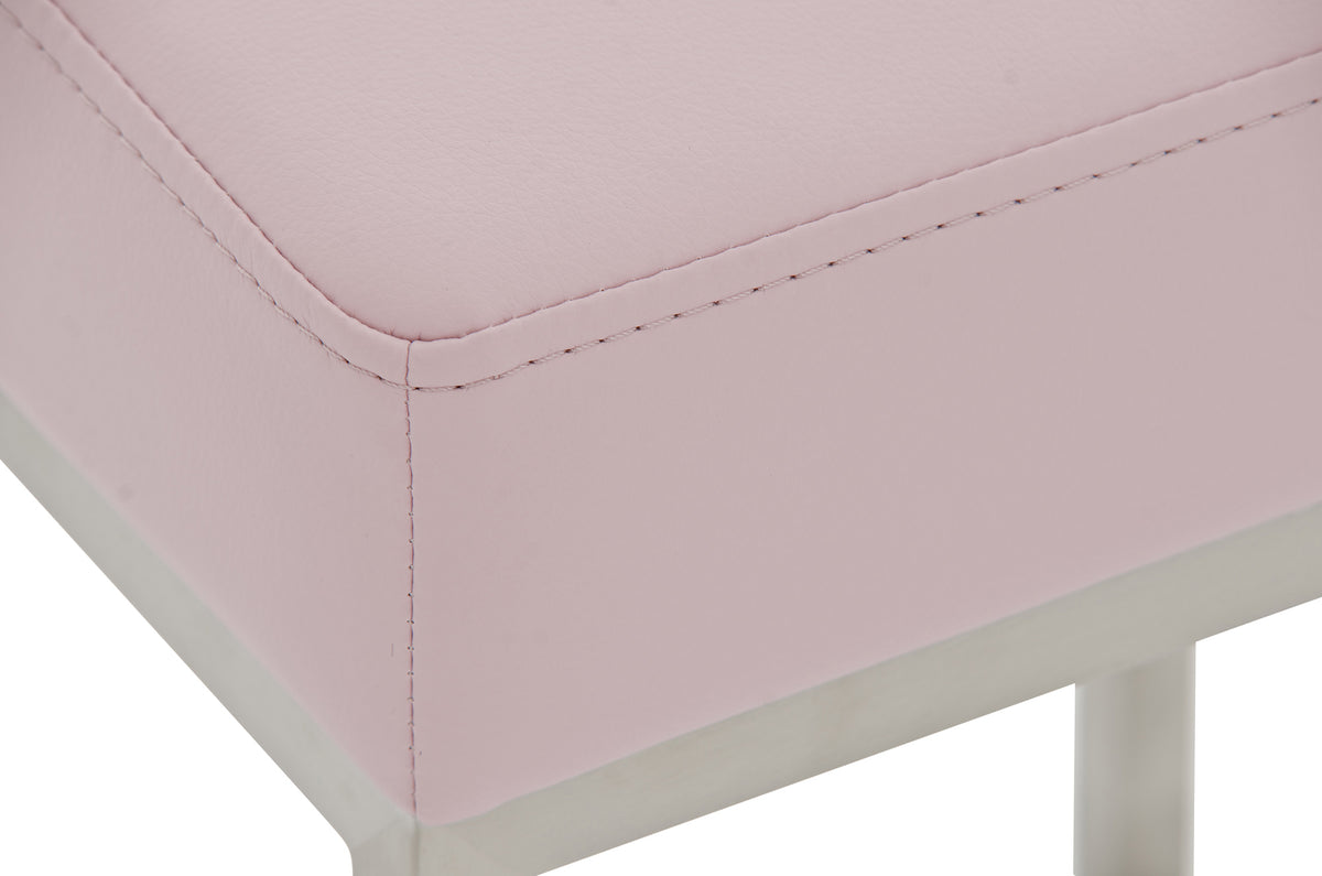 2er Set Barhocker Montreal 85 Kunstleder edelstahl – Ansicht 13