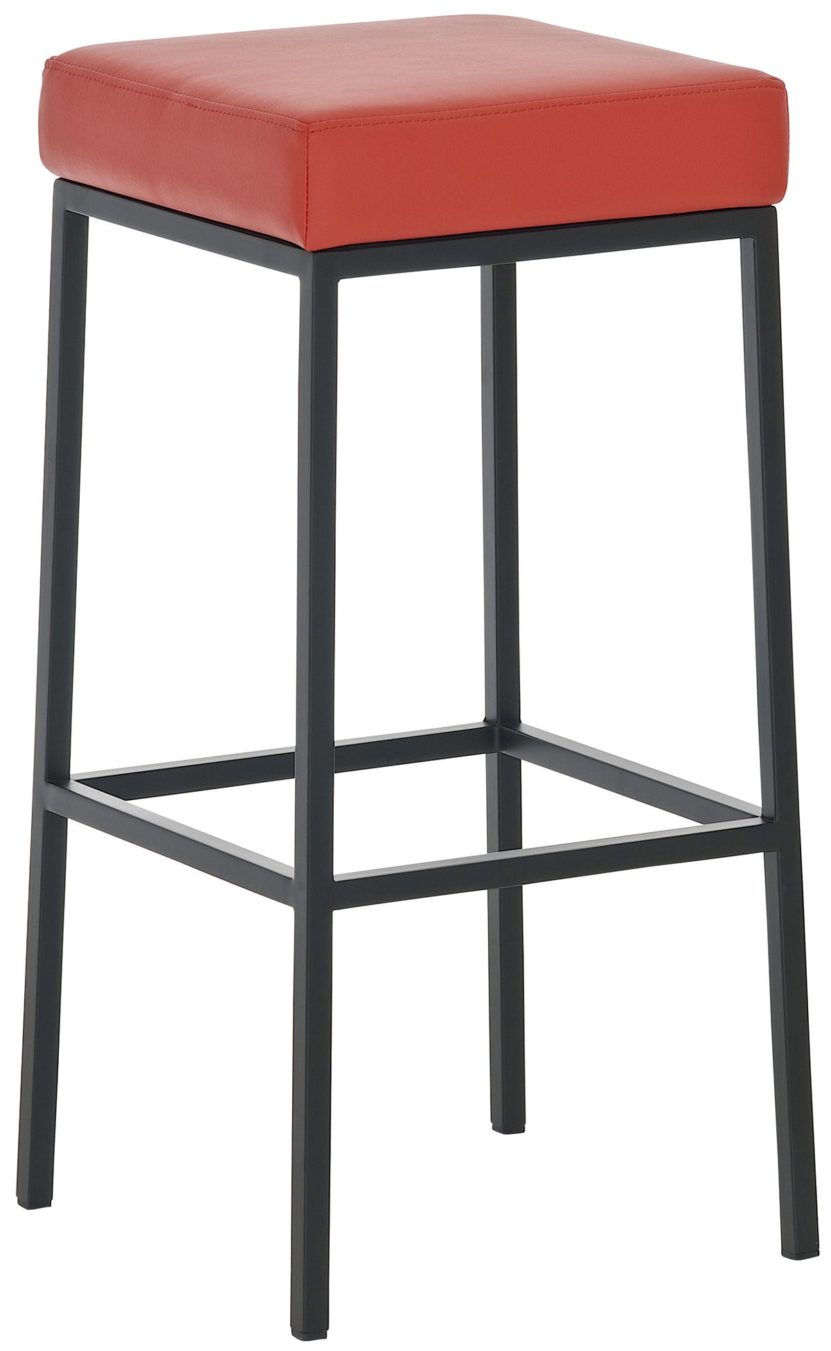 2er Set Barhocker Montreal 80 Kunstleder schwarz – Ansicht 8