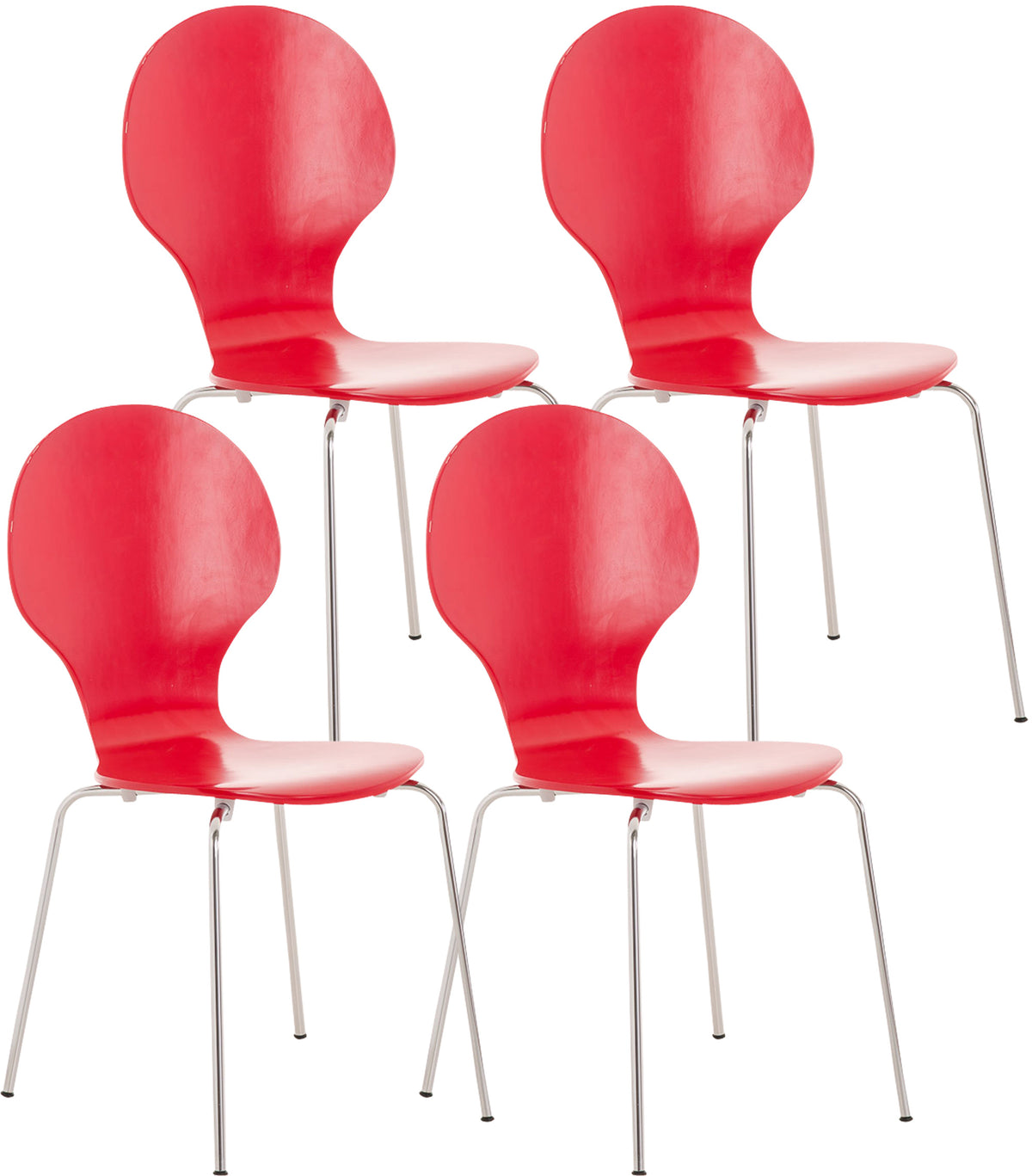 4er Set Besucherstuhl Diego – Ansicht 8