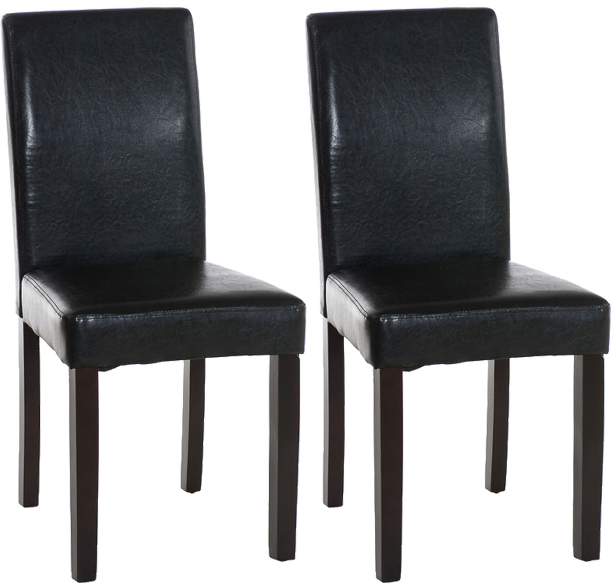 2er Set Esszimmerstuhl Ina dunkelbraun