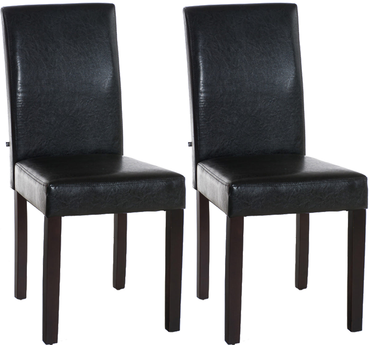 2er Set Esszimmerstuhl Ina dunkelbraun – Ansicht 3