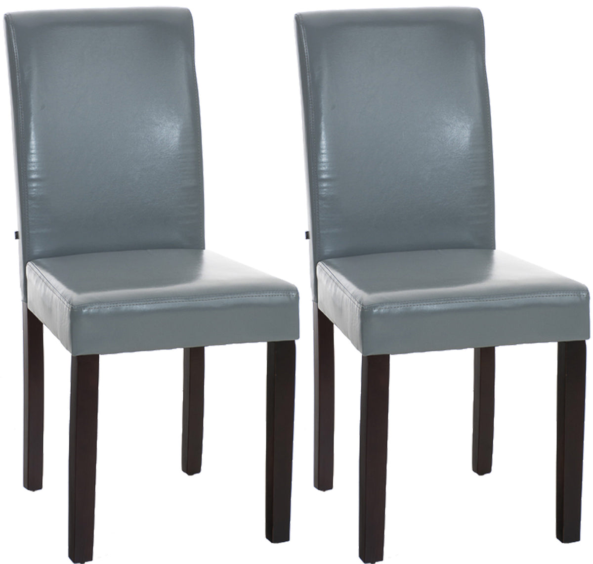 2er Set Esszimmerstuhl Ina dunkelbraun – Ansicht 5