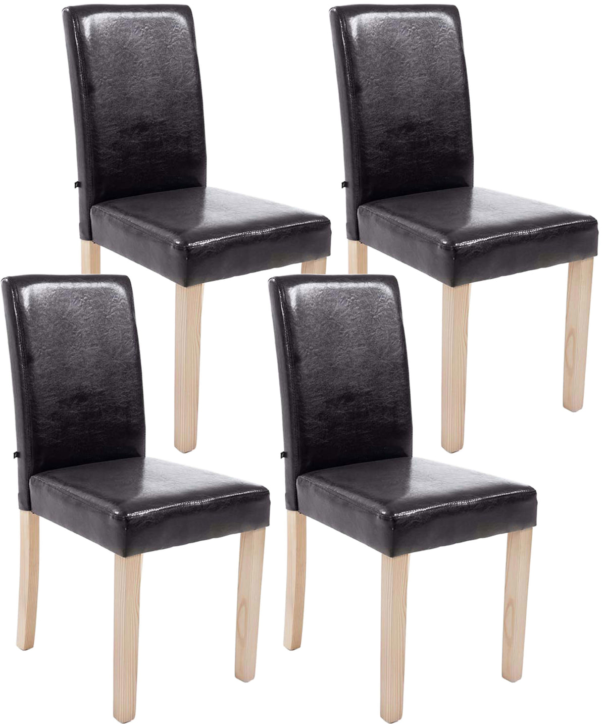 4er Set Esszimmerstuhl Ina natura – Ansicht 2