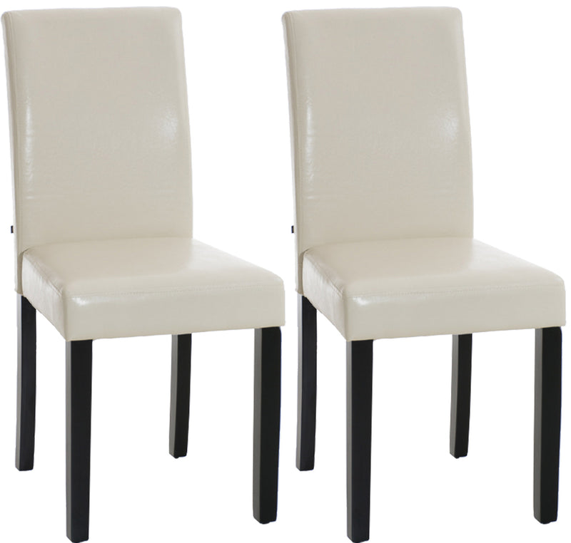 2er Set Esszimmerstuhl Ina schwarz