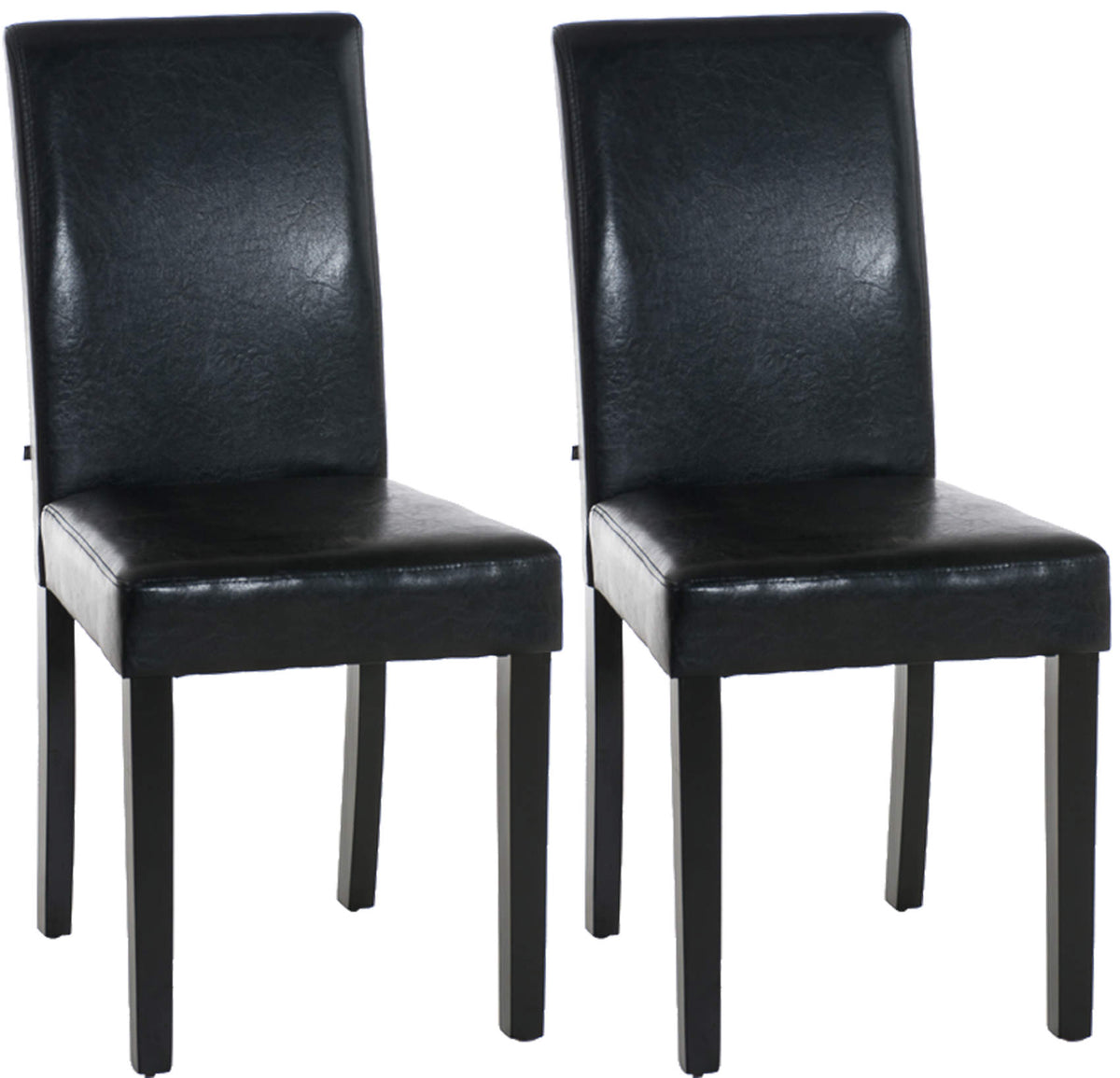 2er Set Esszimmerstuhl Ina schwarz