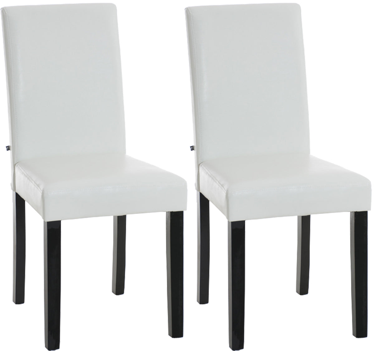 2er Set Esszimmerstuhl Ina schwarz – Ansicht 6