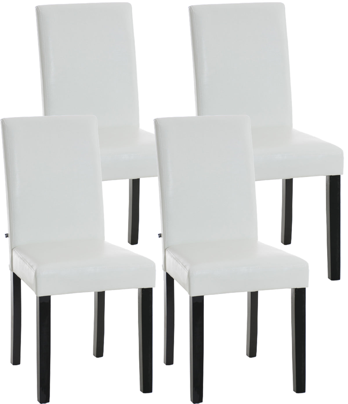 4er Set Esszimmerstuhl Ina schwarz – Ansicht 6