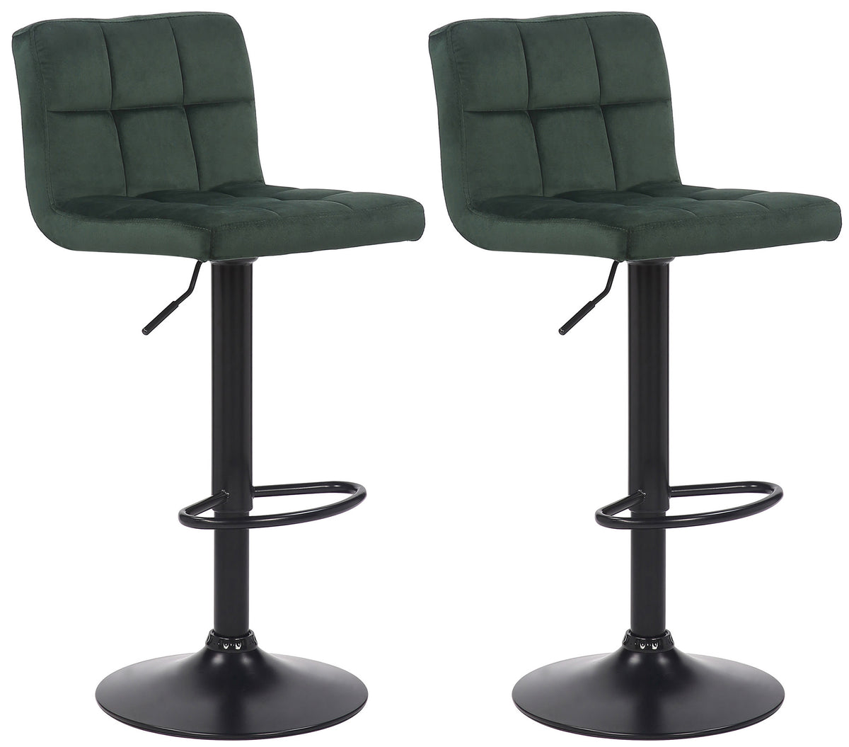 2er Set Barhocker Feni Samt – Ansicht 17