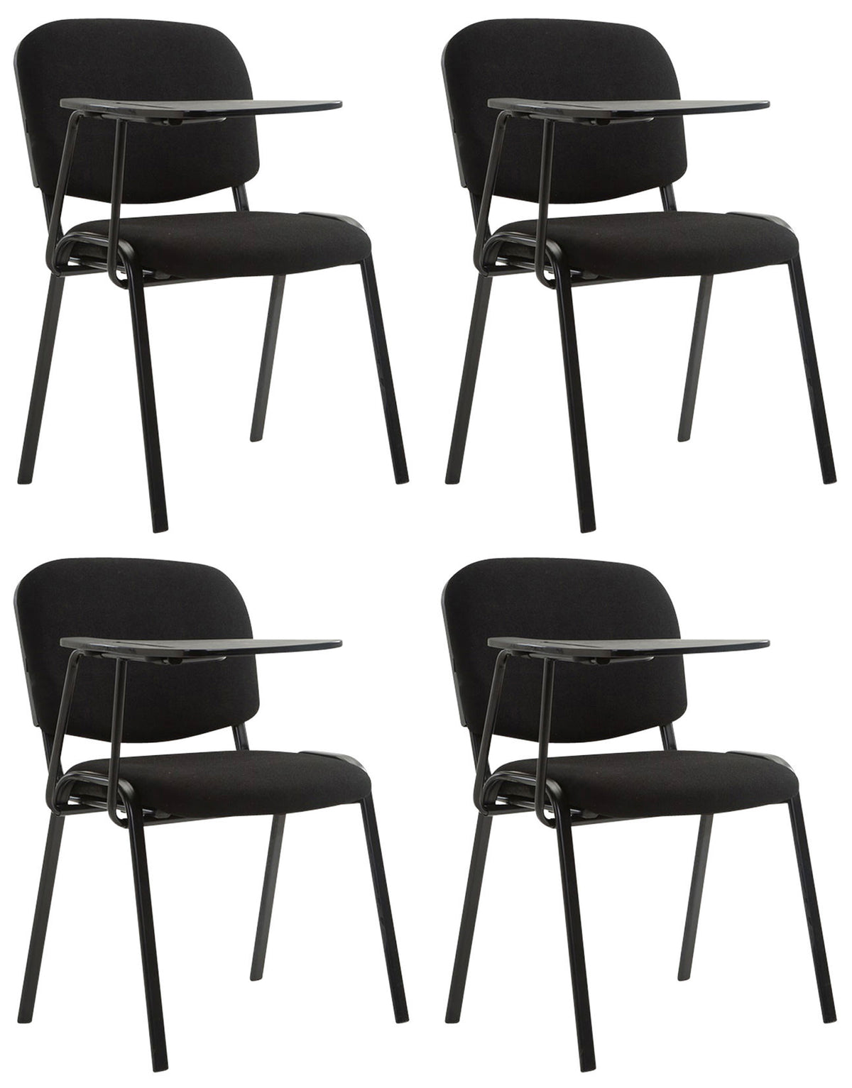 4er Set Stühle Ken mit Klapptisch Stoff
