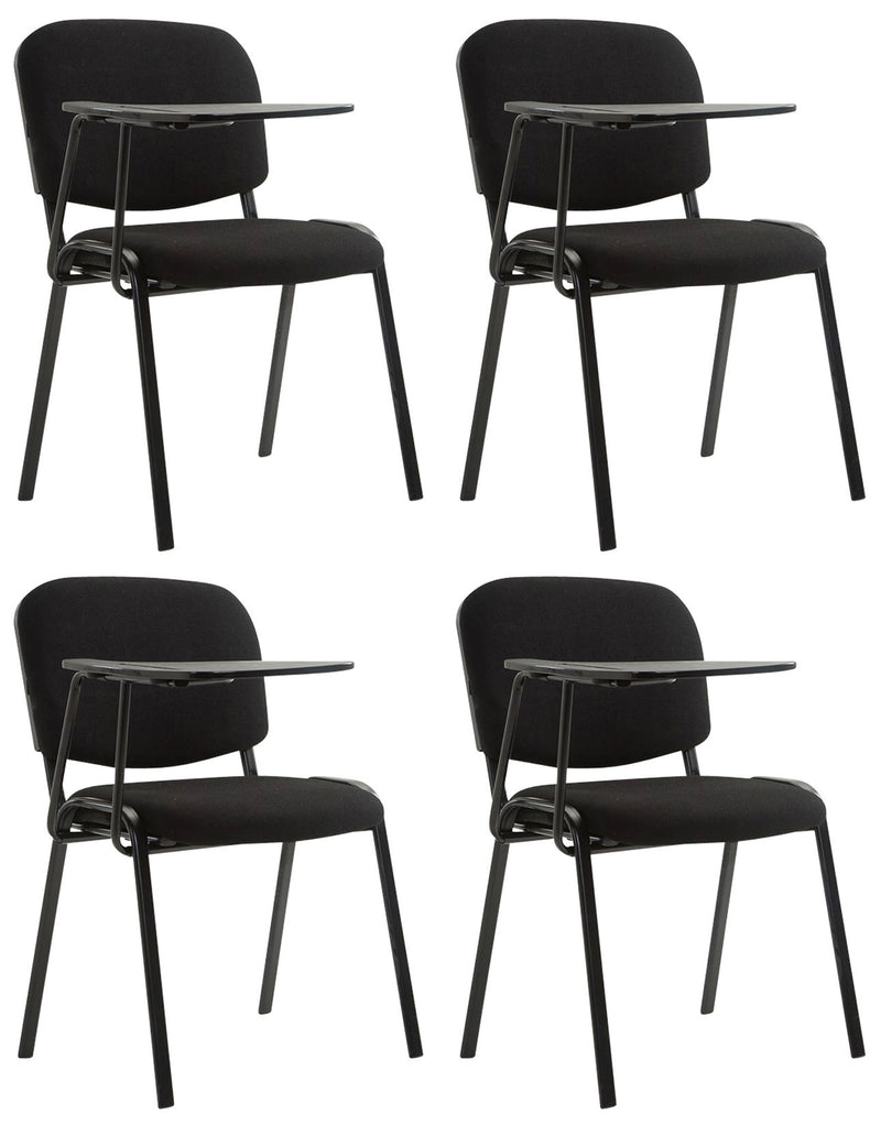 4er Set Stühle Ken mit Klapptisch Stoff