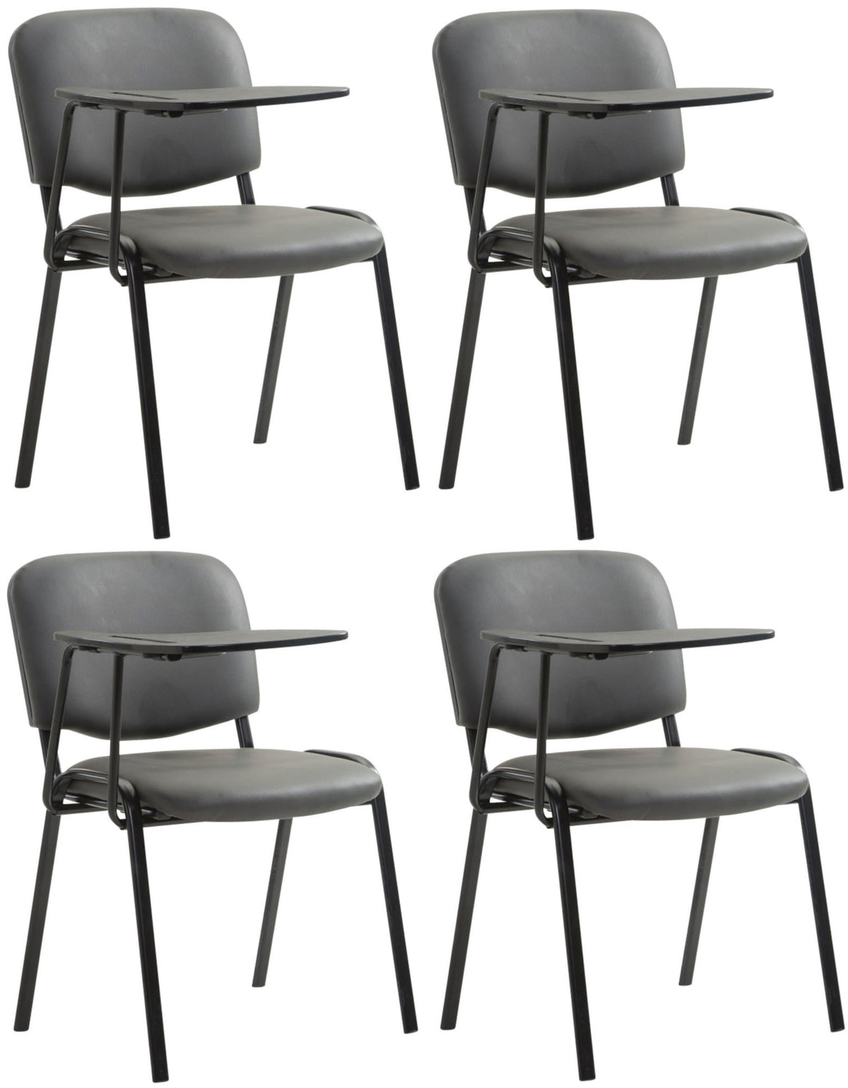 4er Set Stühle Ken mit Klapptisch Kunstleder – Ansicht 4