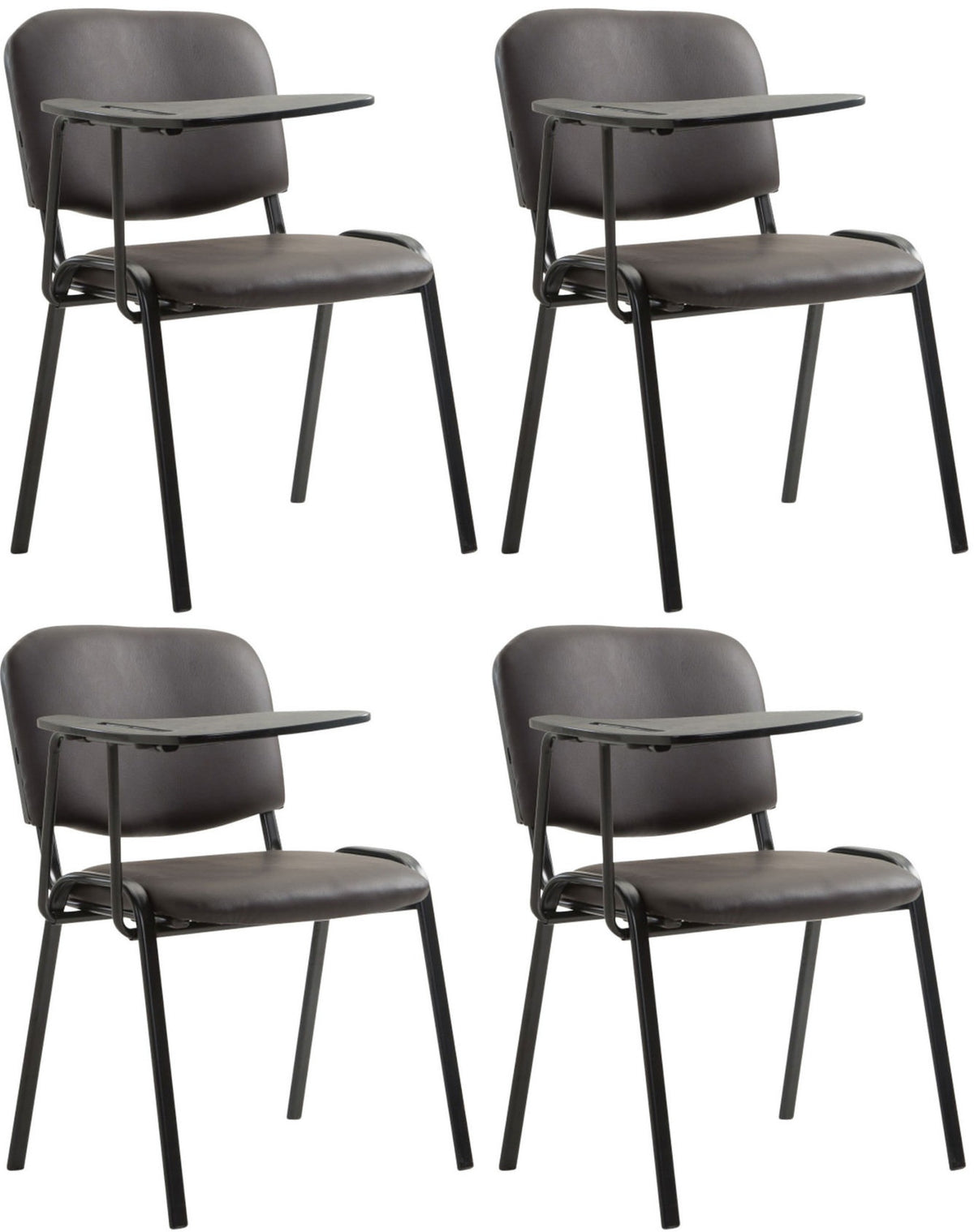 4er Set Stühle Ken mit Klapptisch Kunstleder – Ansicht 12
