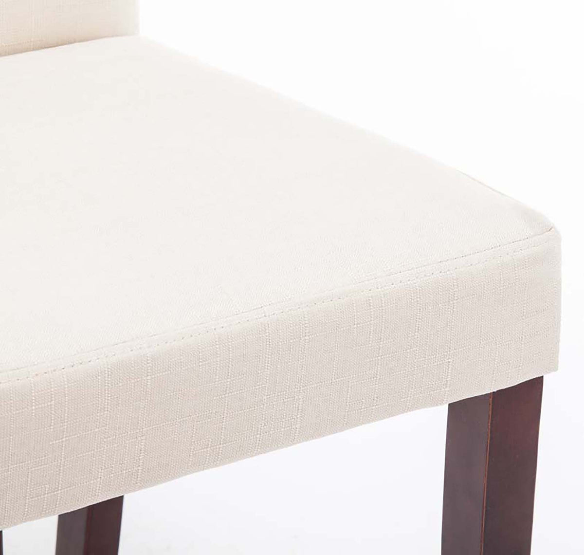 2er Set Esszimmerstuhl Ina Stoff cappuccino – Ansicht 6