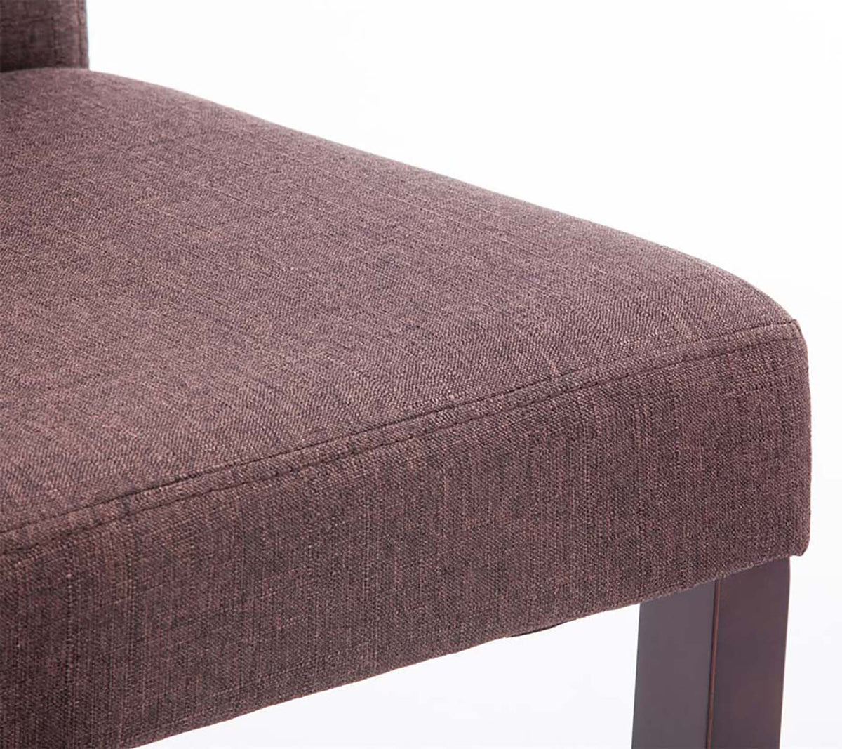 4er Set Esszimmerstuhl Ina Stoff cappuccino – Ansicht 13