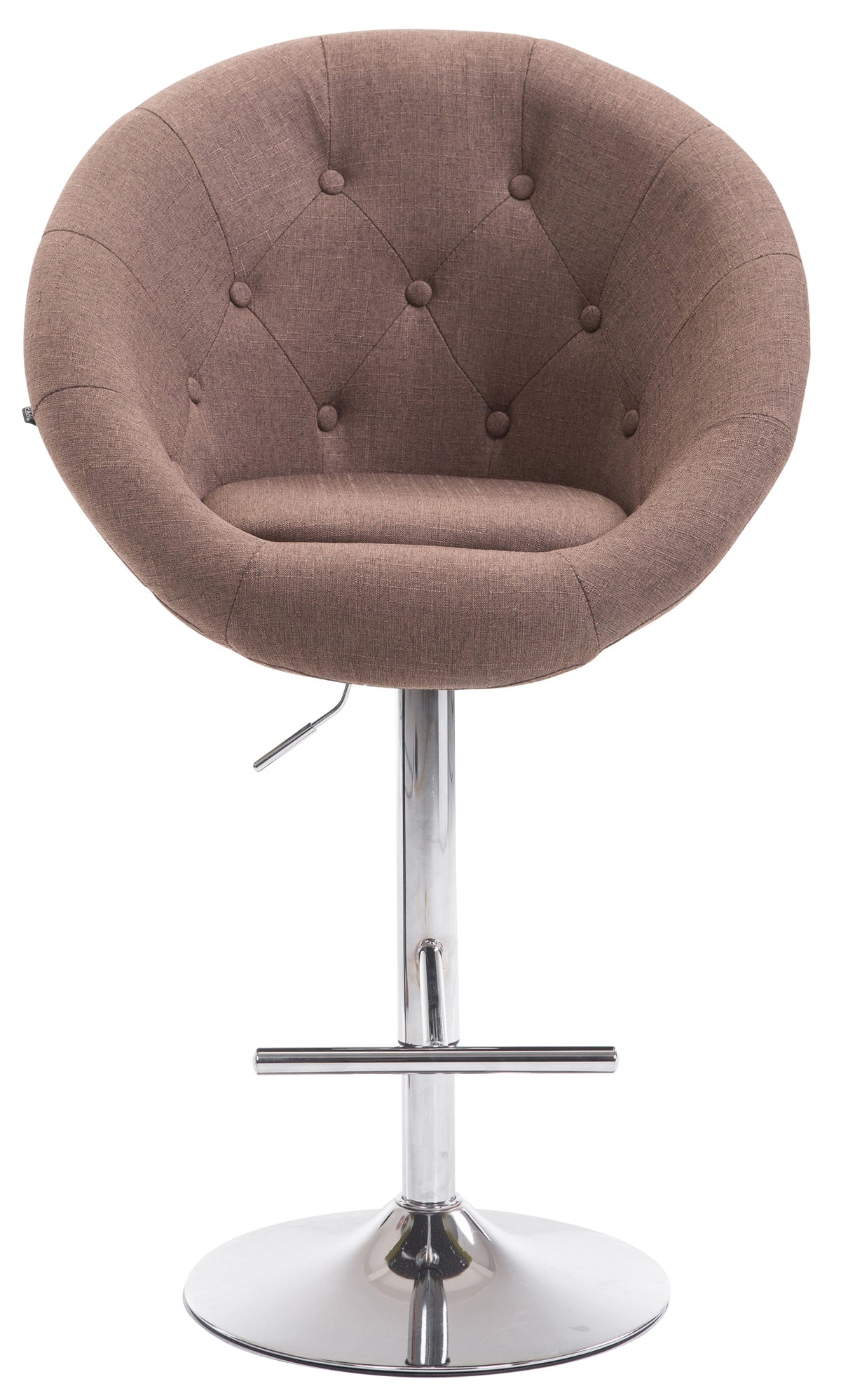 Barhocker London V2 Stoff chrom – Ansicht 9