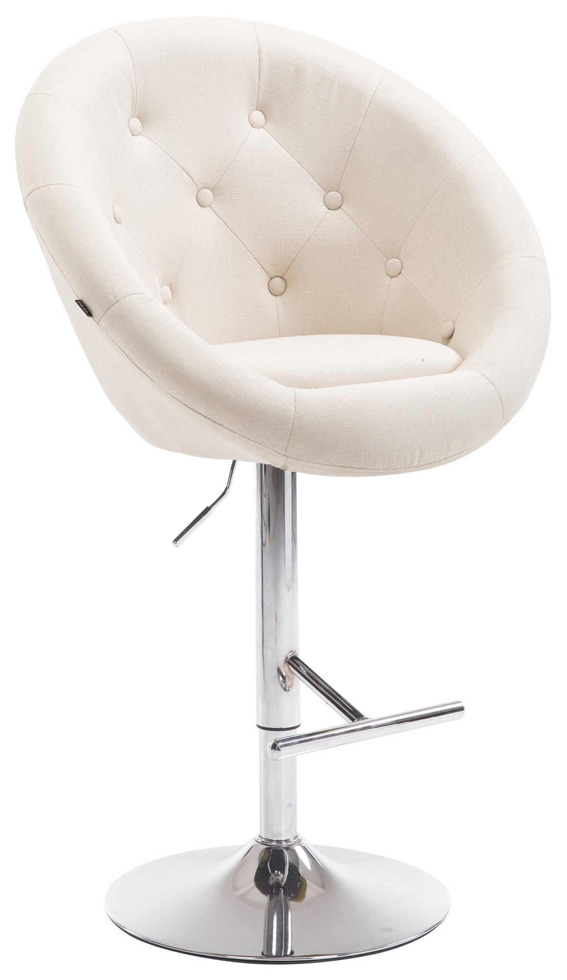 Barhocker London V2 Stoff chrom – Ansicht 15