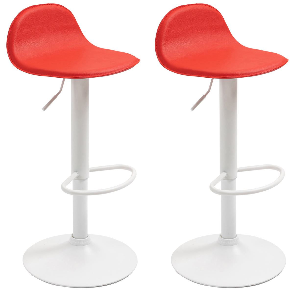 2er Set Barhocker Lana V2 weiß
