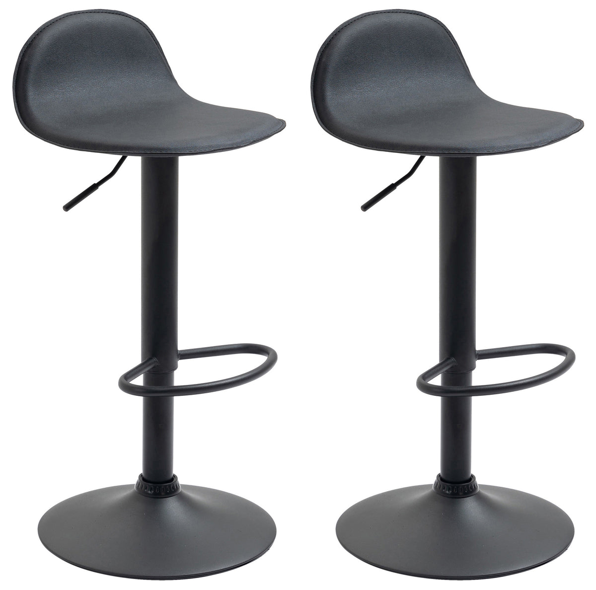 2er Set Barhocker Lana V2 schwarz