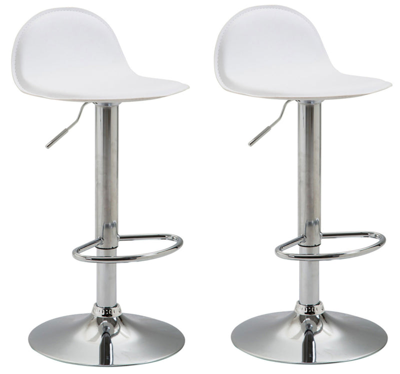 2er Set Barhocker Lana V2 Chrom