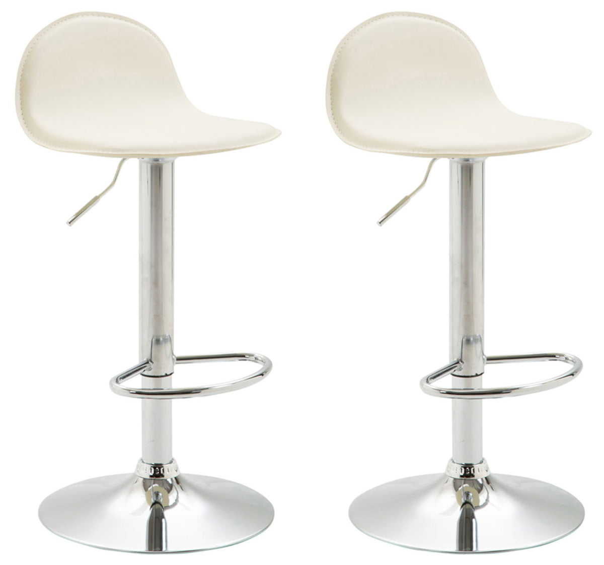 2er Set Barhocker Lana V2 Chrom – Ansicht 10