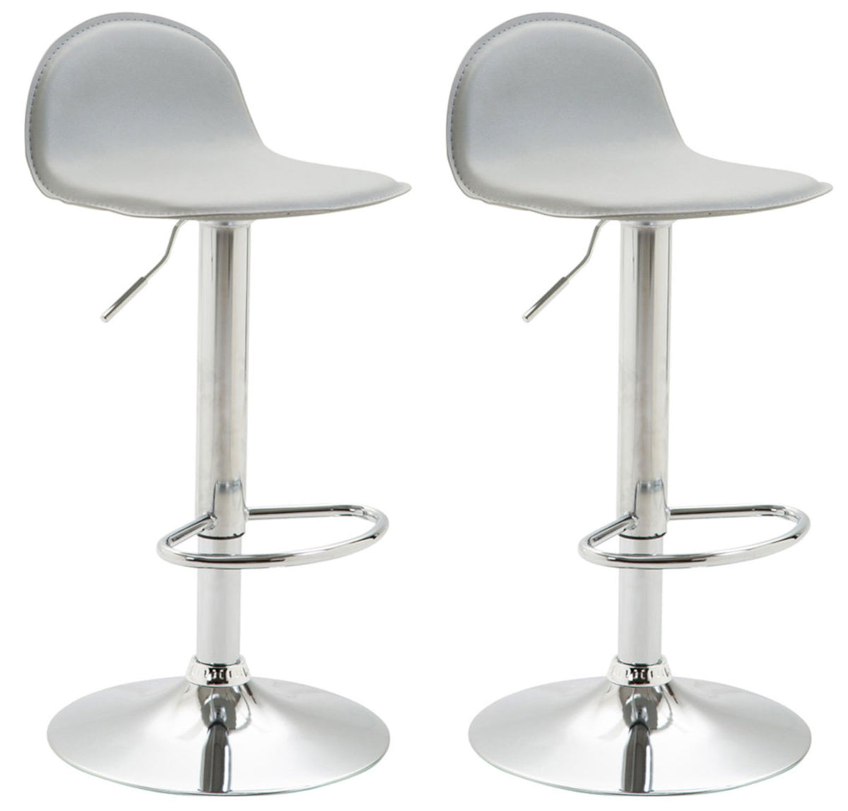 2er Set Barhocker Lana V2 Chrom – Ansicht 19