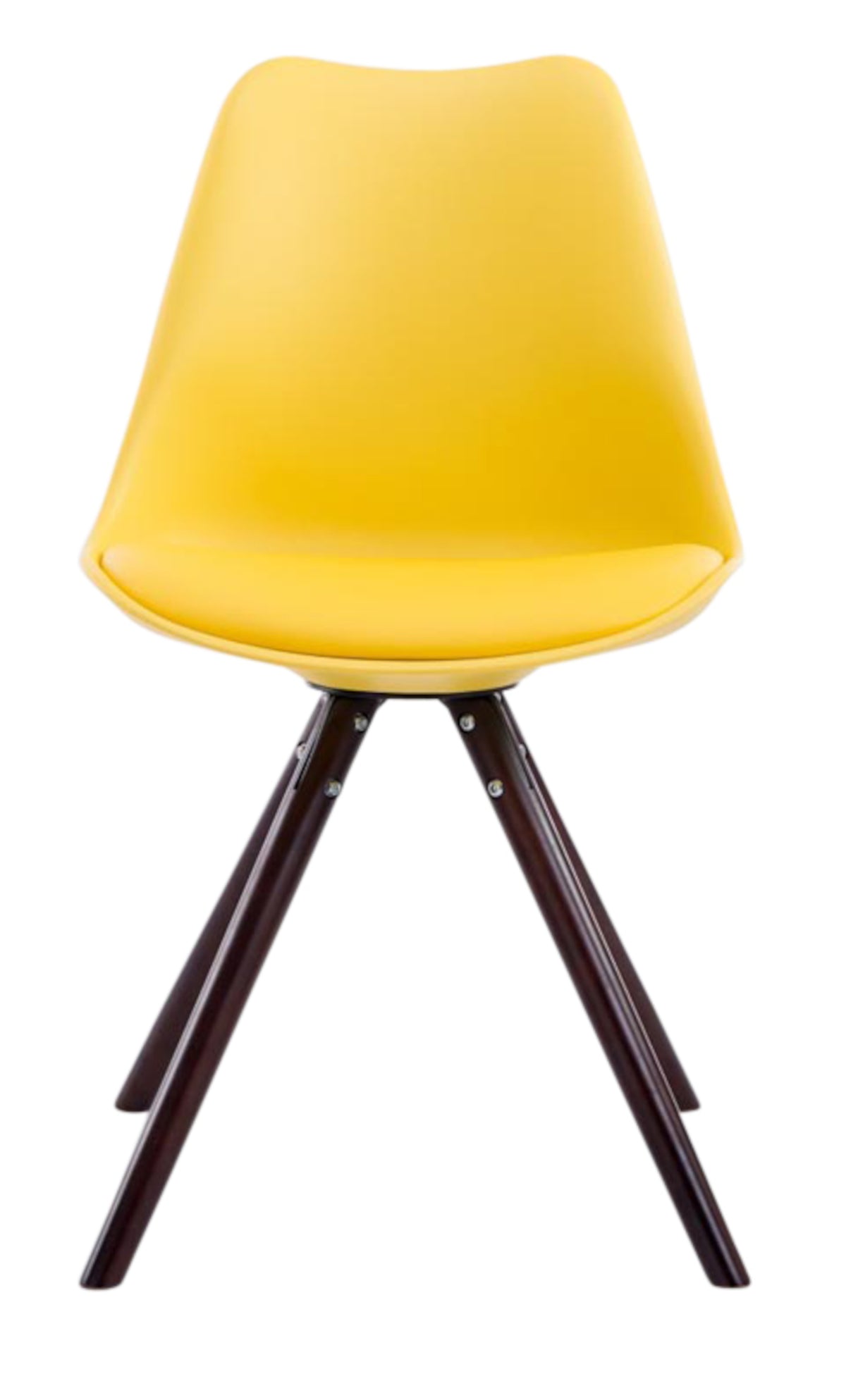4er Set Stühle Toulouse Kunstleder Rund cappuccino – Ansicht 6