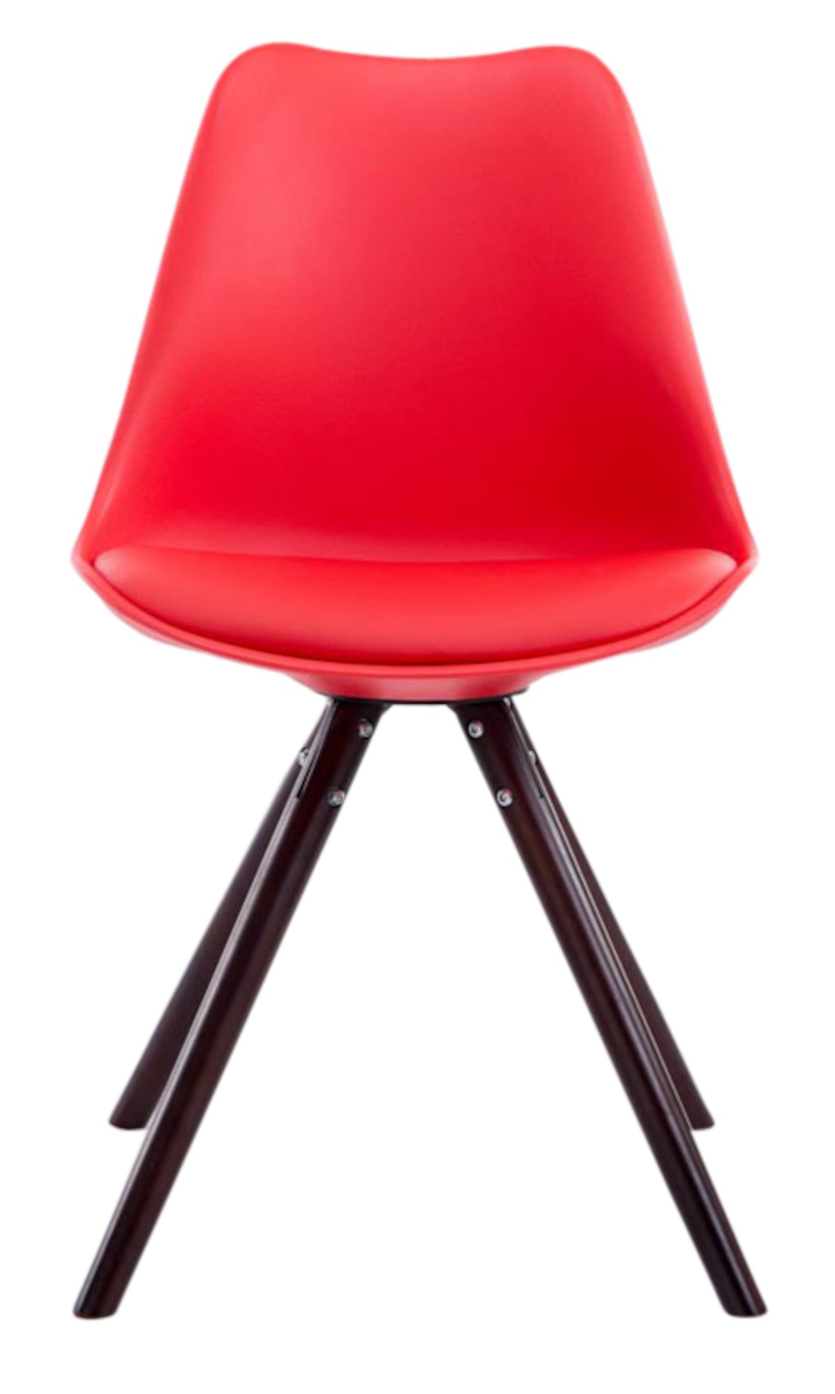 4er Set Stühle Toulouse Kunstleder Rund cappuccino – Ansicht 15