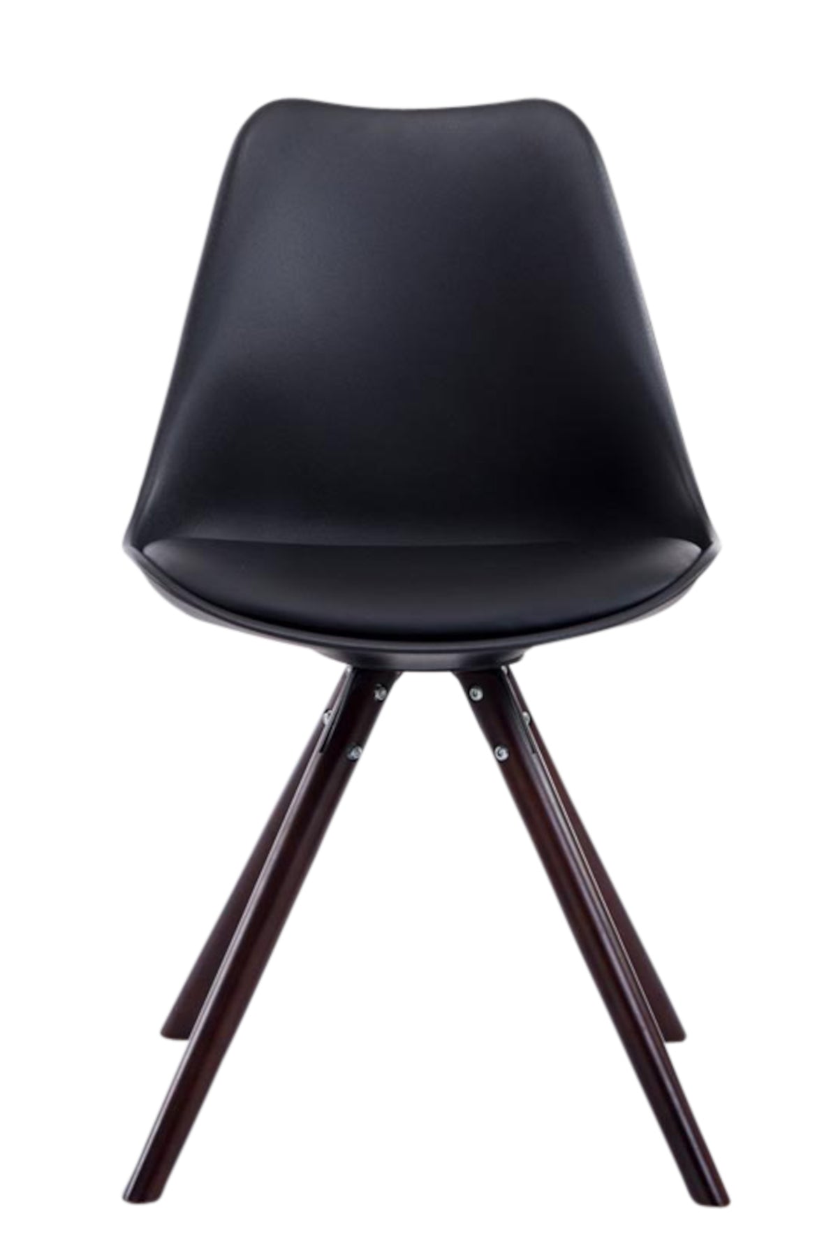 4er Set Stühle Toulouse Kunstleder Rund cappuccino – Ansicht 18