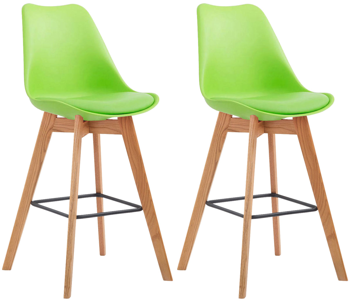 2er Set Barhocker Metz Kunststoff natura – Ansicht 14