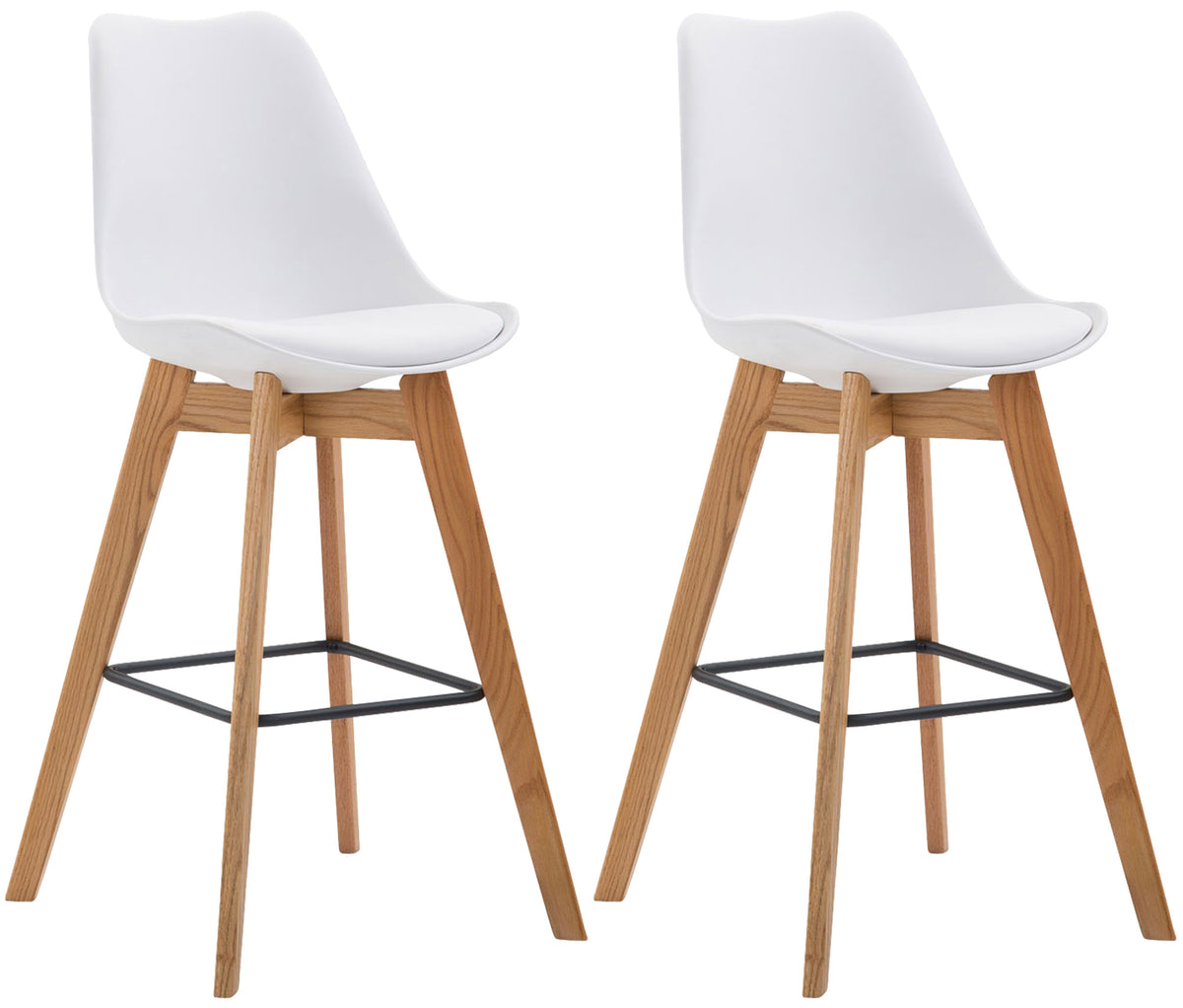 2er Set Barhocker Metz Kunststoff natura – Ansicht 19