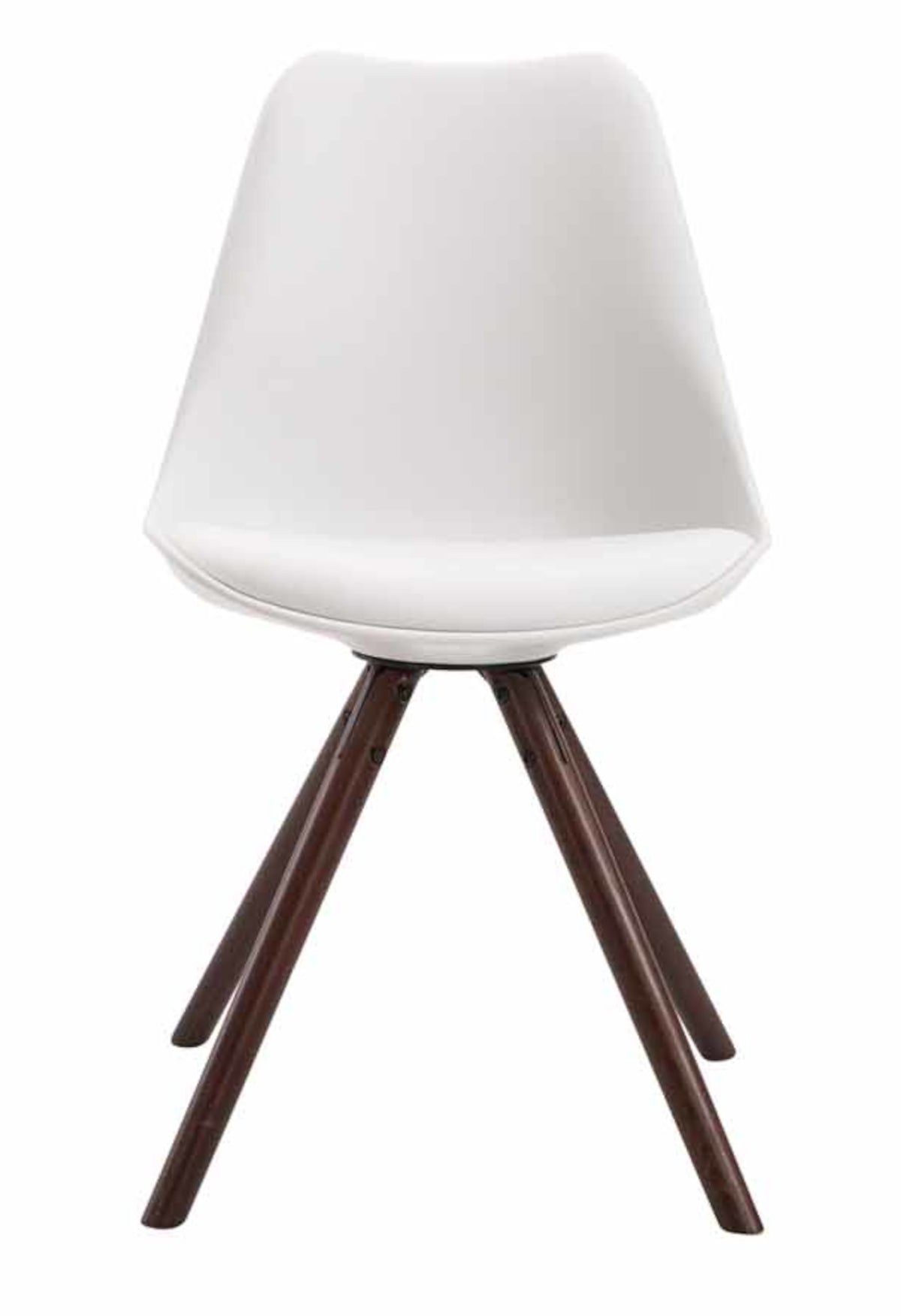 4er Set Stühle Toulouse Kunstleder Rund cappuccino – Ansicht 20