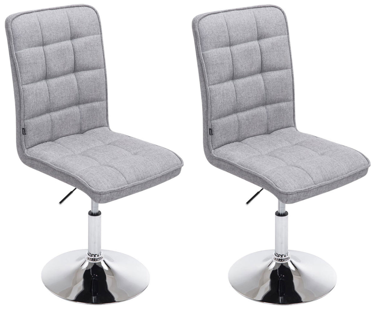 2er Set Esszimmerstühle Peking V2 Stoff – Ansicht 19