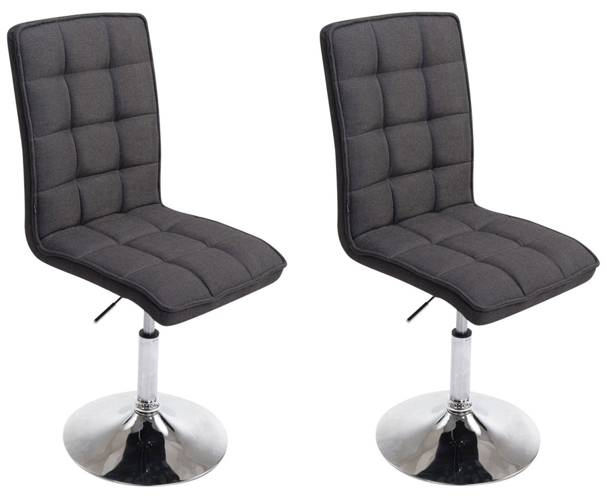 2er Set Esszimmerstühle Peking V2 Stoff – Ansicht 10