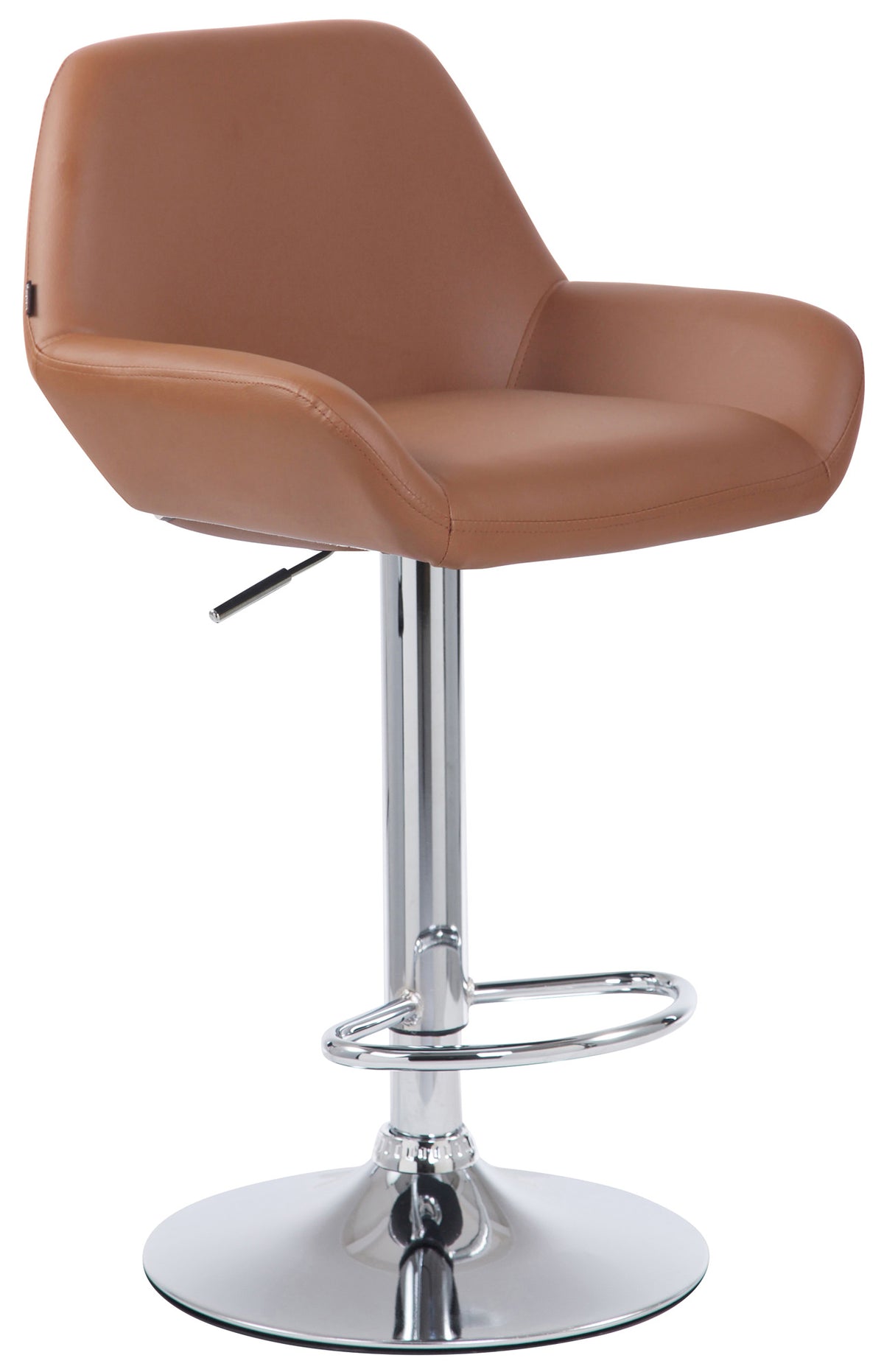 2er Set Barhocker Braga Kunstleder chrom – Ansicht 18