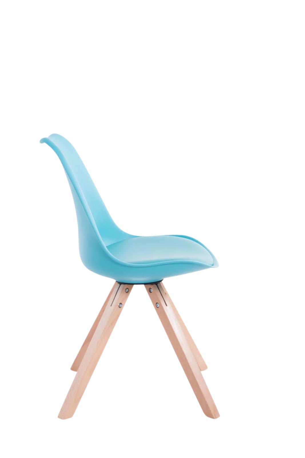 4er Set Stühle Toulouse Kunstleder Natura Square – Ansicht 4
