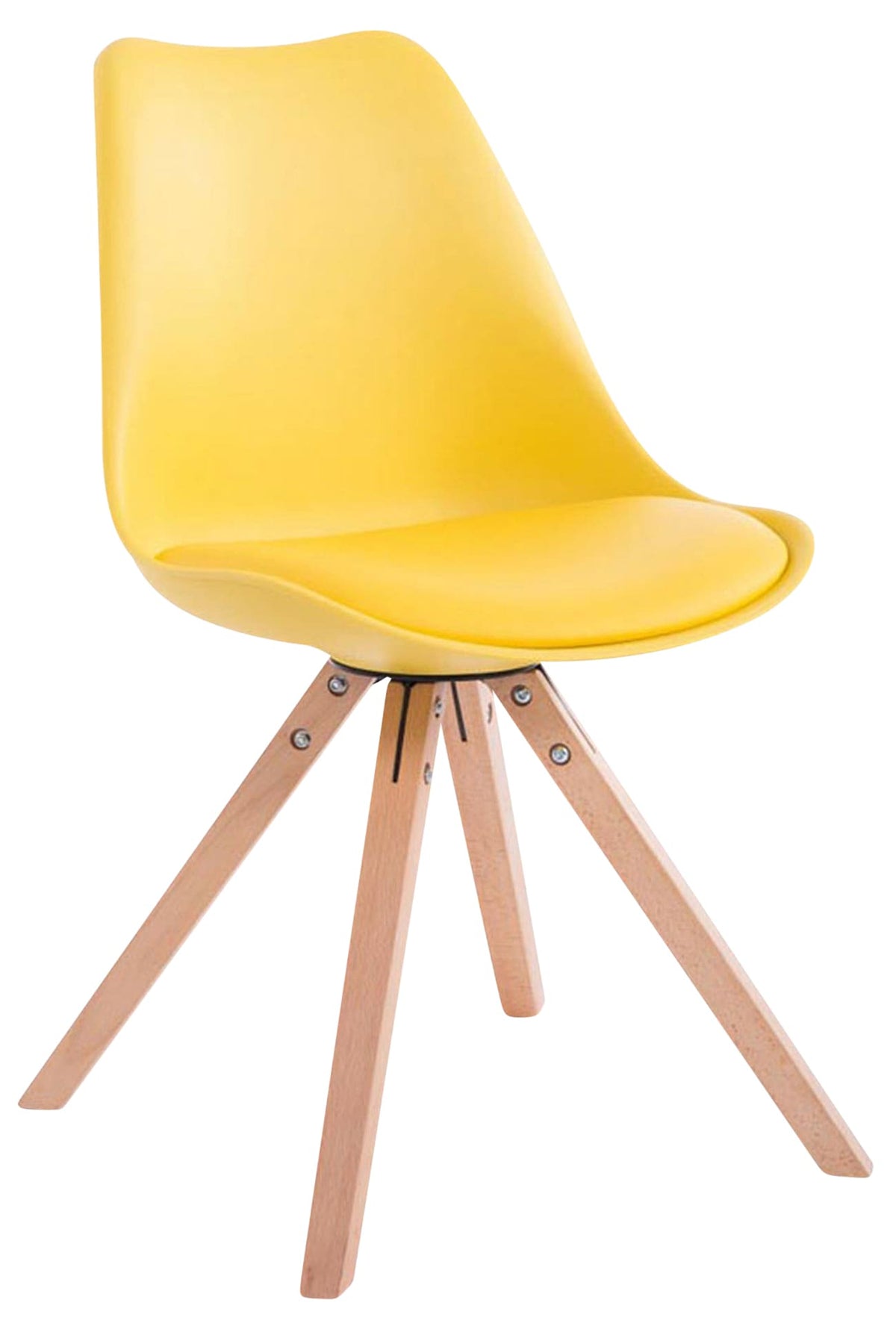 4er Set Stühle Toulouse Kunstleder Natura Square – Ansicht 6