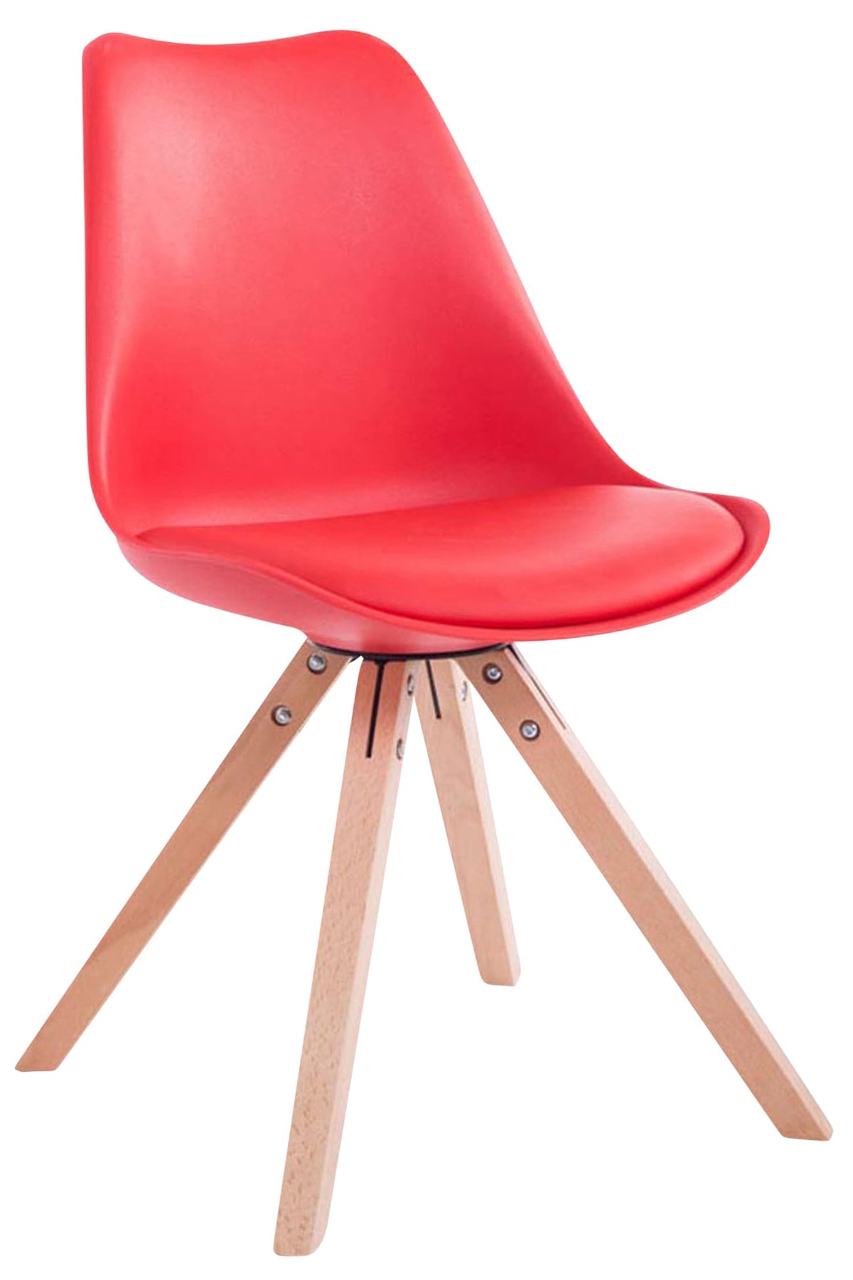 4er Set Stühle Toulouse Kunstleder Natura Square – Ansicht 18