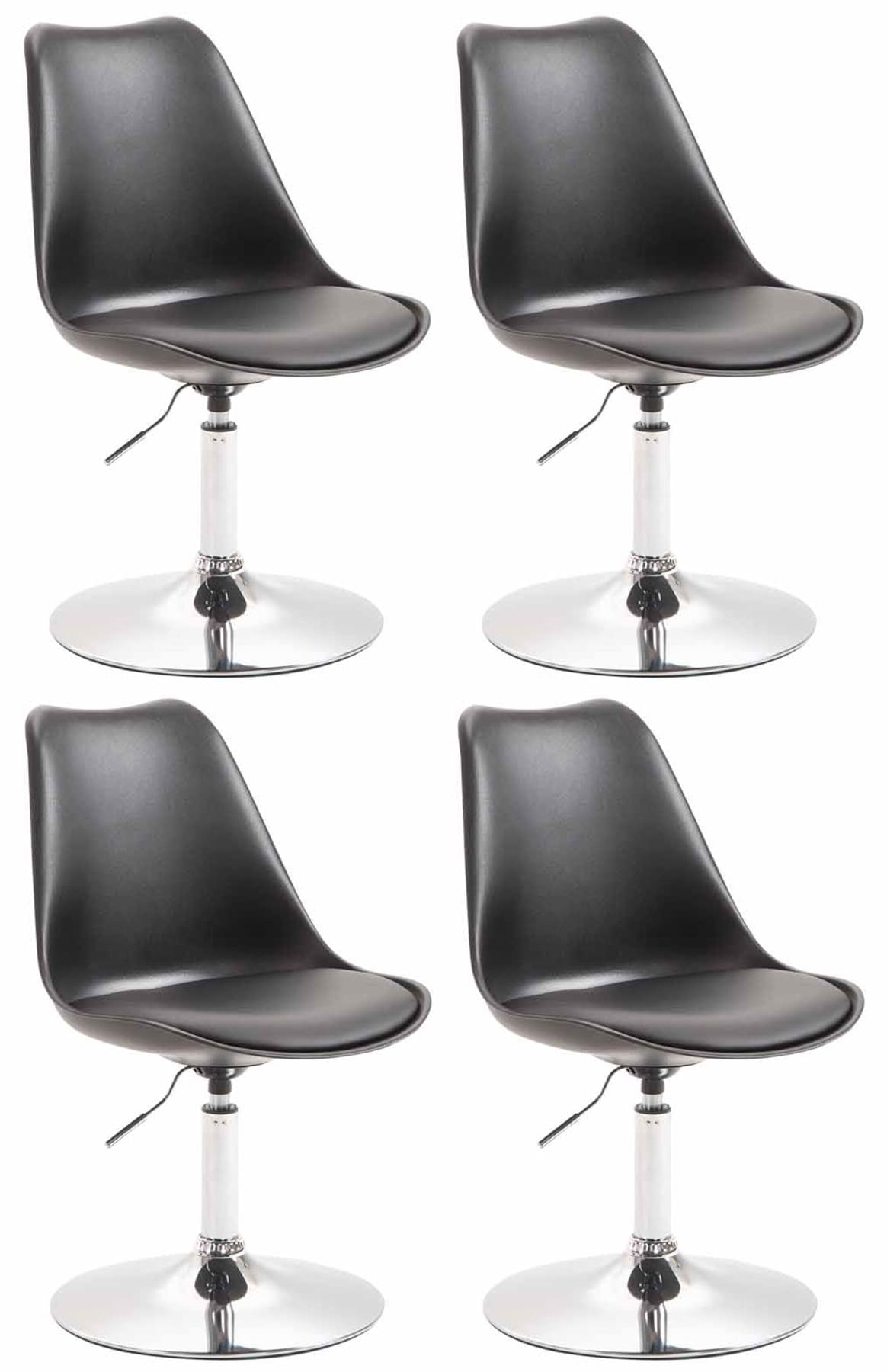 4er Set Esszimmerstühle Maverick C Kunststoff – Ansicht 5