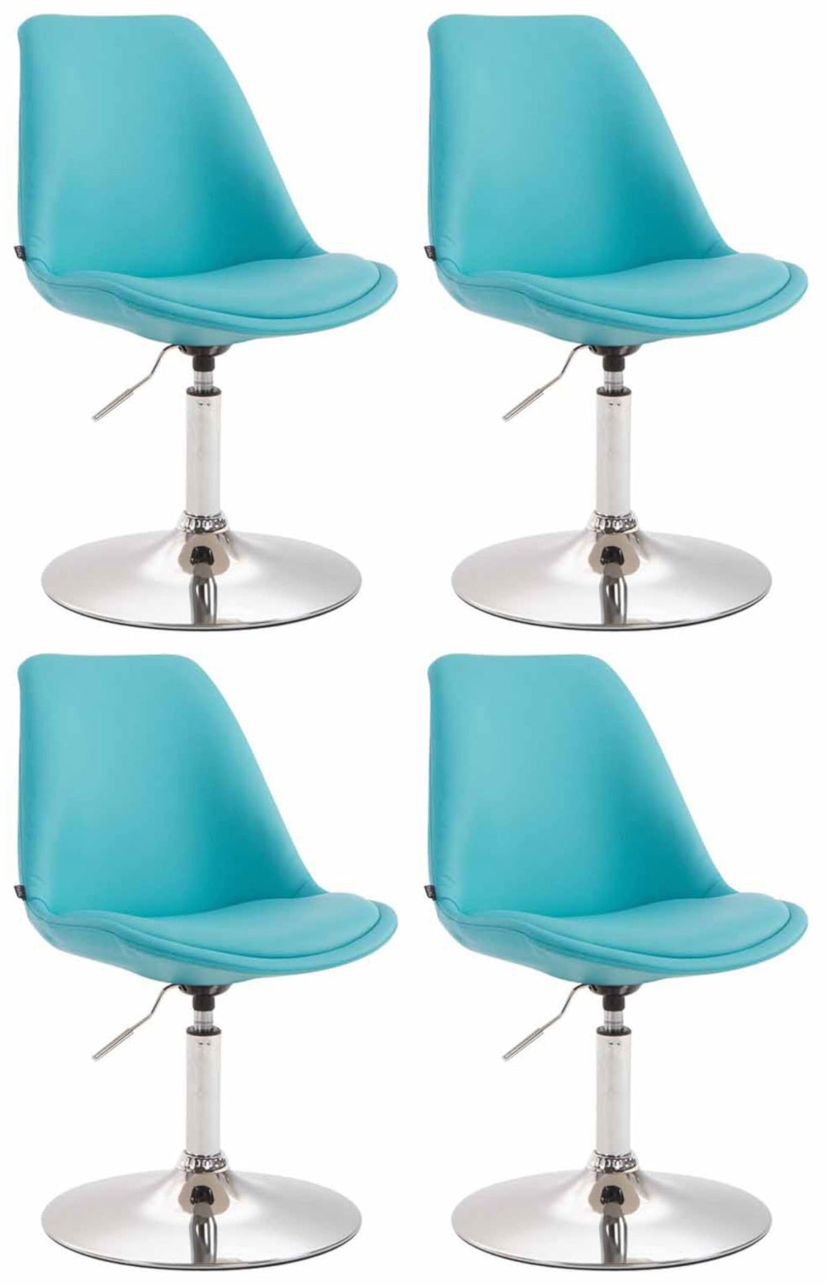 4er Set Esszimmerstühle Maverick C Kunstleder